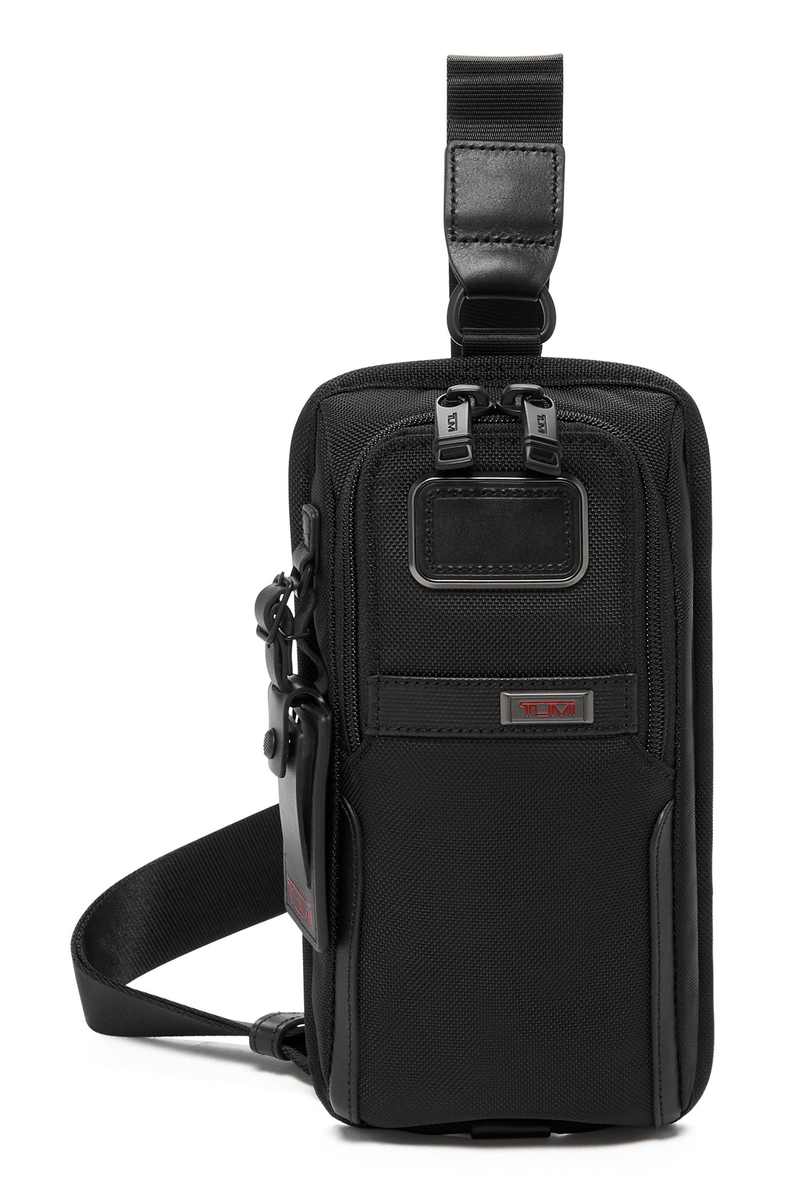 Tumi Compact Sling Bag in Black for Men | Lyst
