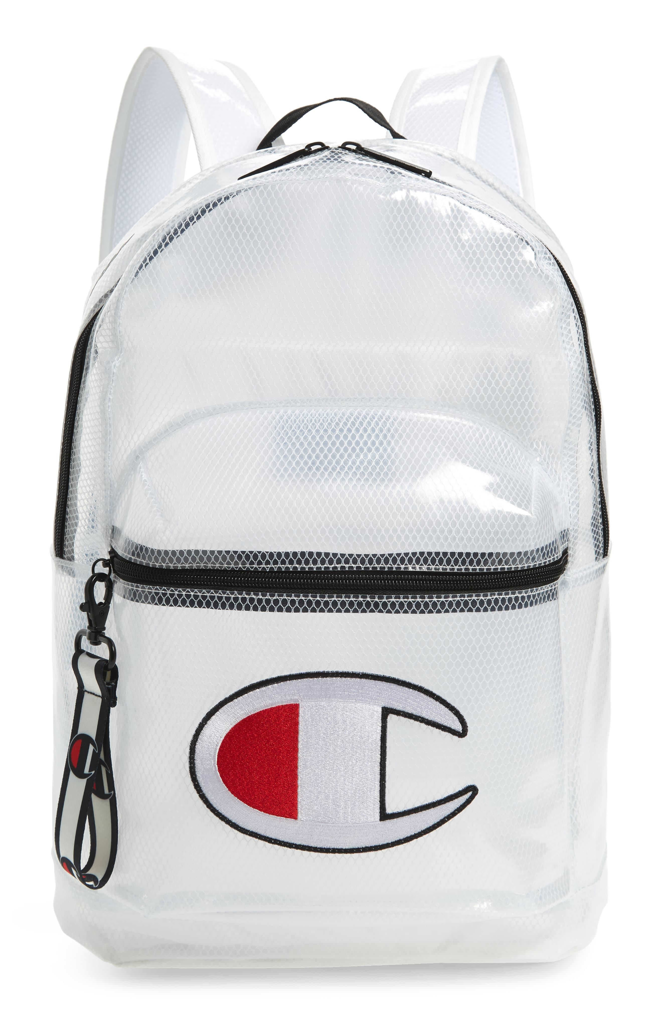 champion supercize 2.0 red and white backpack