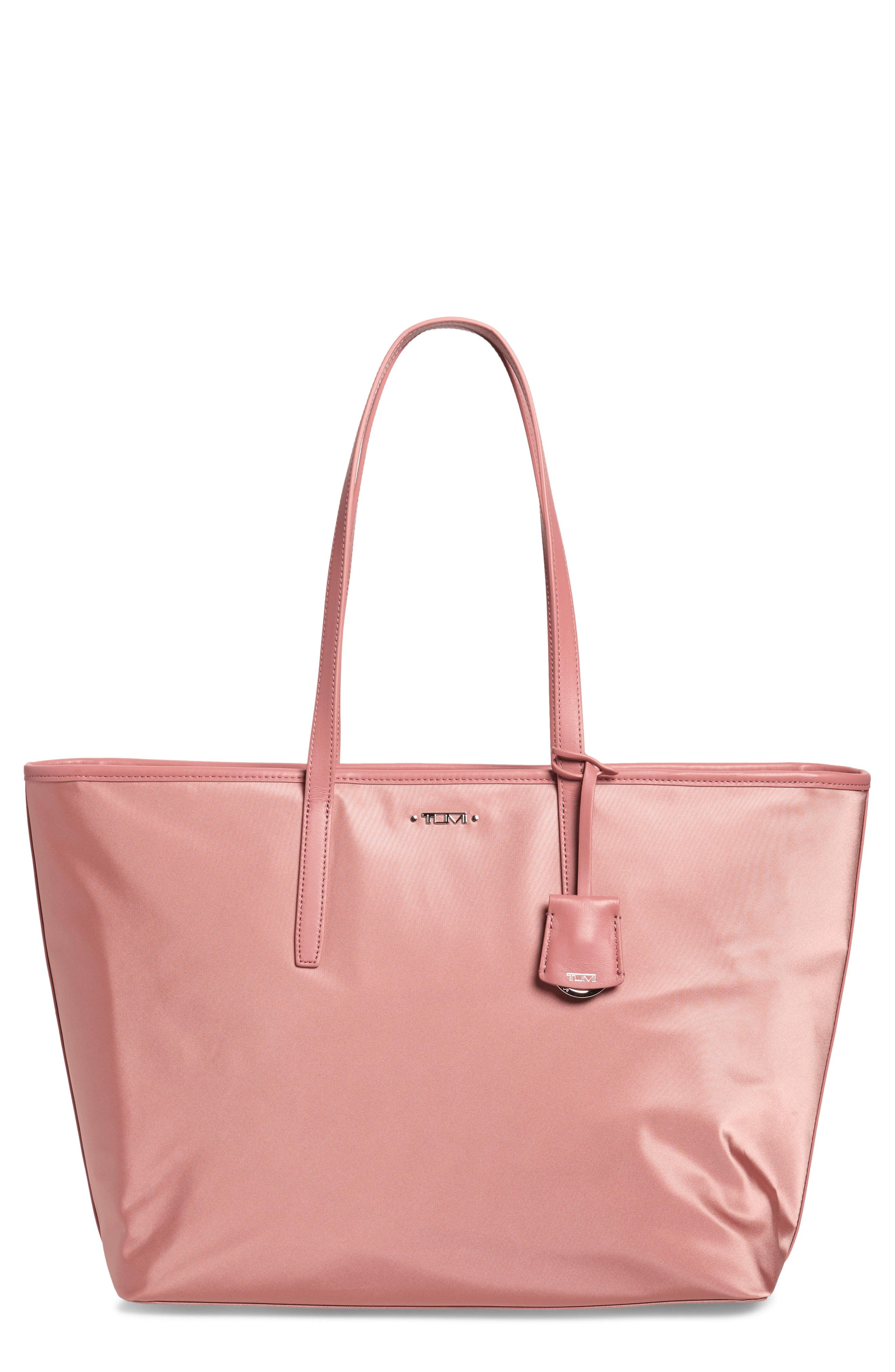 Tumi Voyageur Everyday Nylon Tote in Pink Lyst