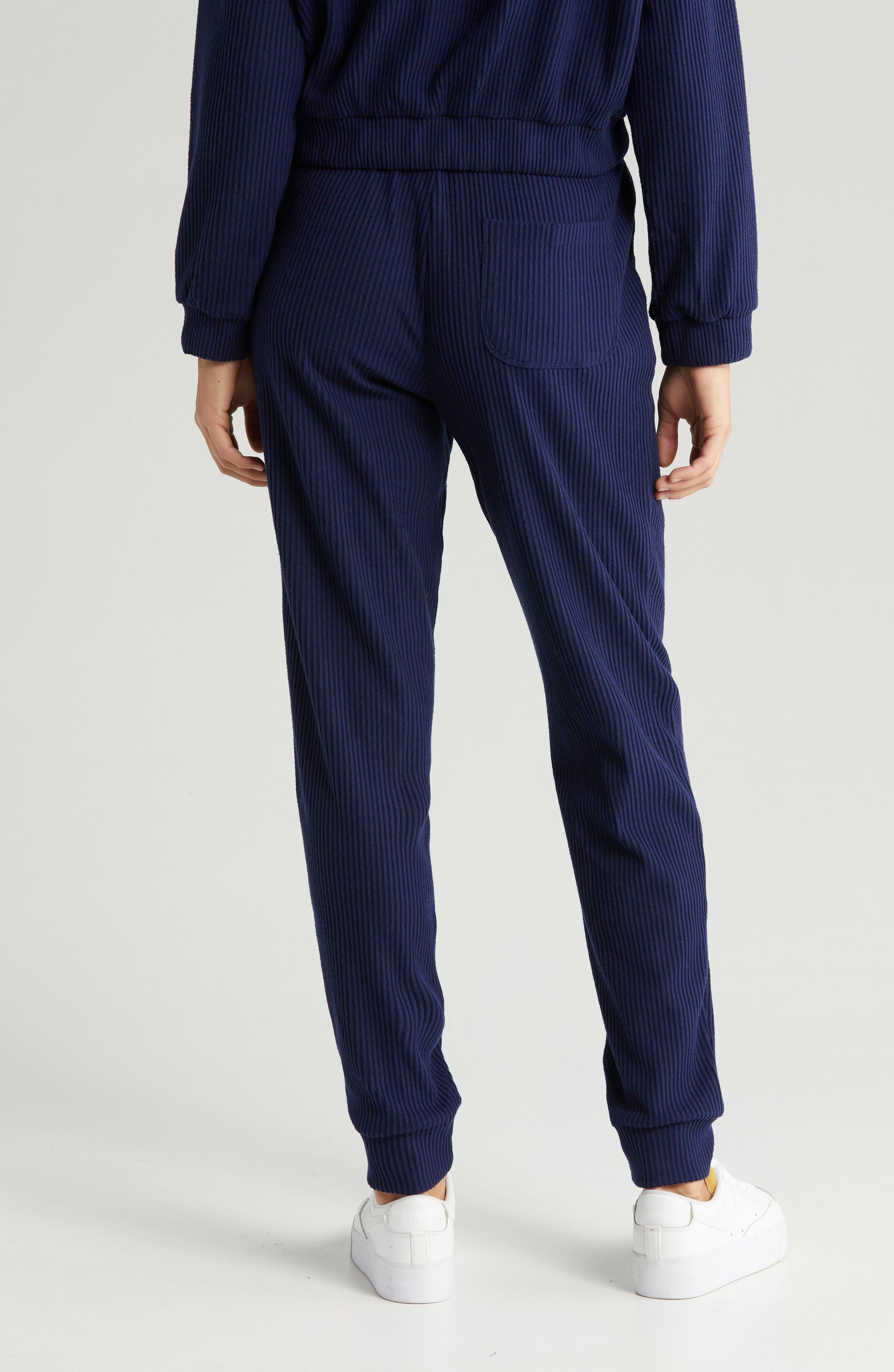 Zella Cozy Rib joggers in Blue