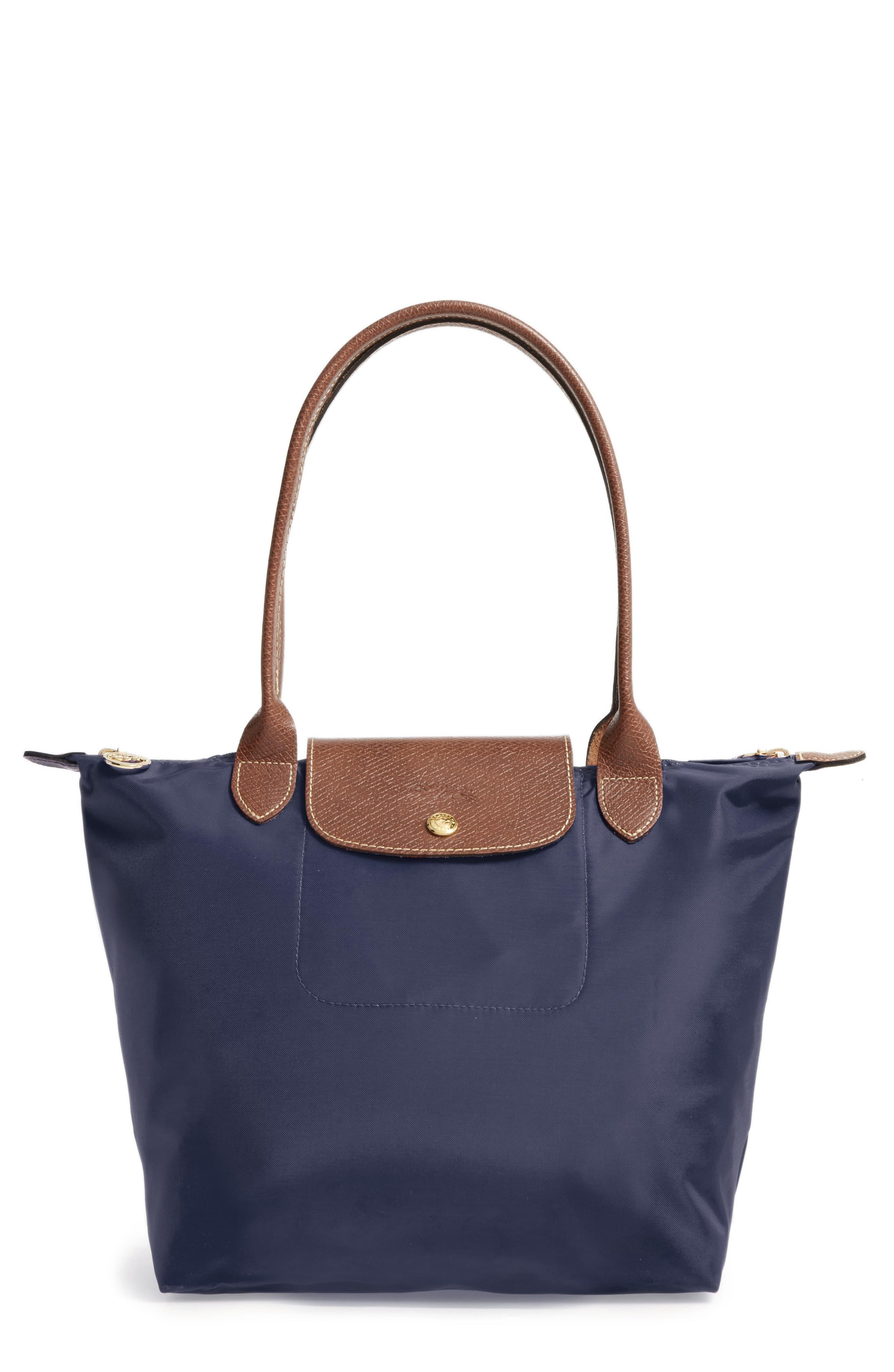 Longchamp Synthetic Small Le Pliage Nylon Shoulder Tote in Blue - Lyst