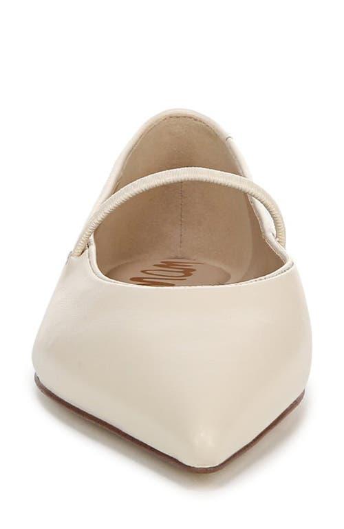 Sam Edelman Nesta Mary Jane Pointed Toe Flat in White Lyst