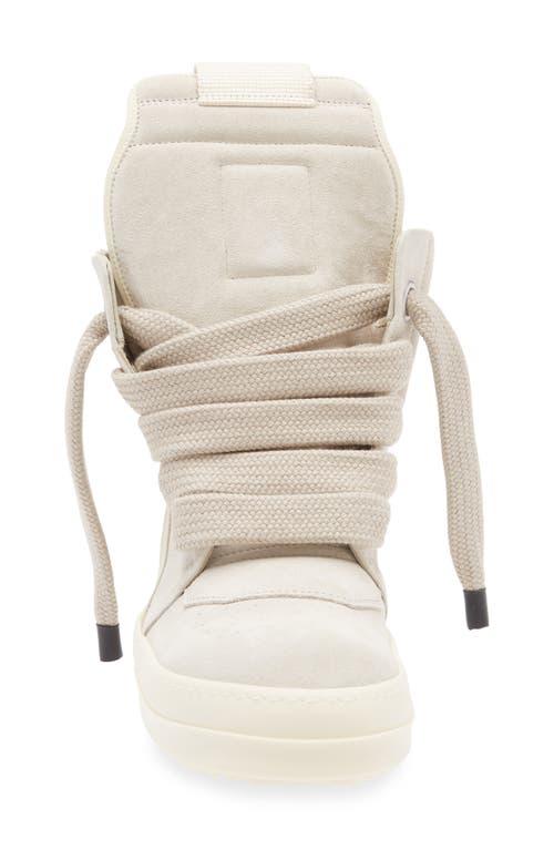 Rick Owens Jumbolaced Geobasket Sneaker in White for Men | Lyst Rick Owens Jumbolaced Geobasket Sneaker in White for Men | Lyst