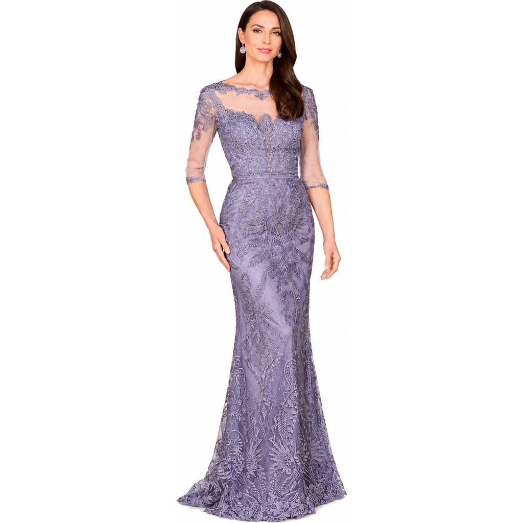 nordstrom purple dress Cap Sleeve Ruched With Slit - Fog Women's Purple Prom Dresses |