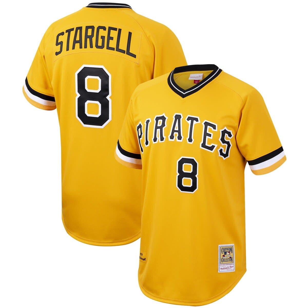 Mitchell & Ness Willie Stargell Pittsburgh Pirates Cooperstown Collection  Authentic Jersey - Gold At Nordstrom in Yellow for Men