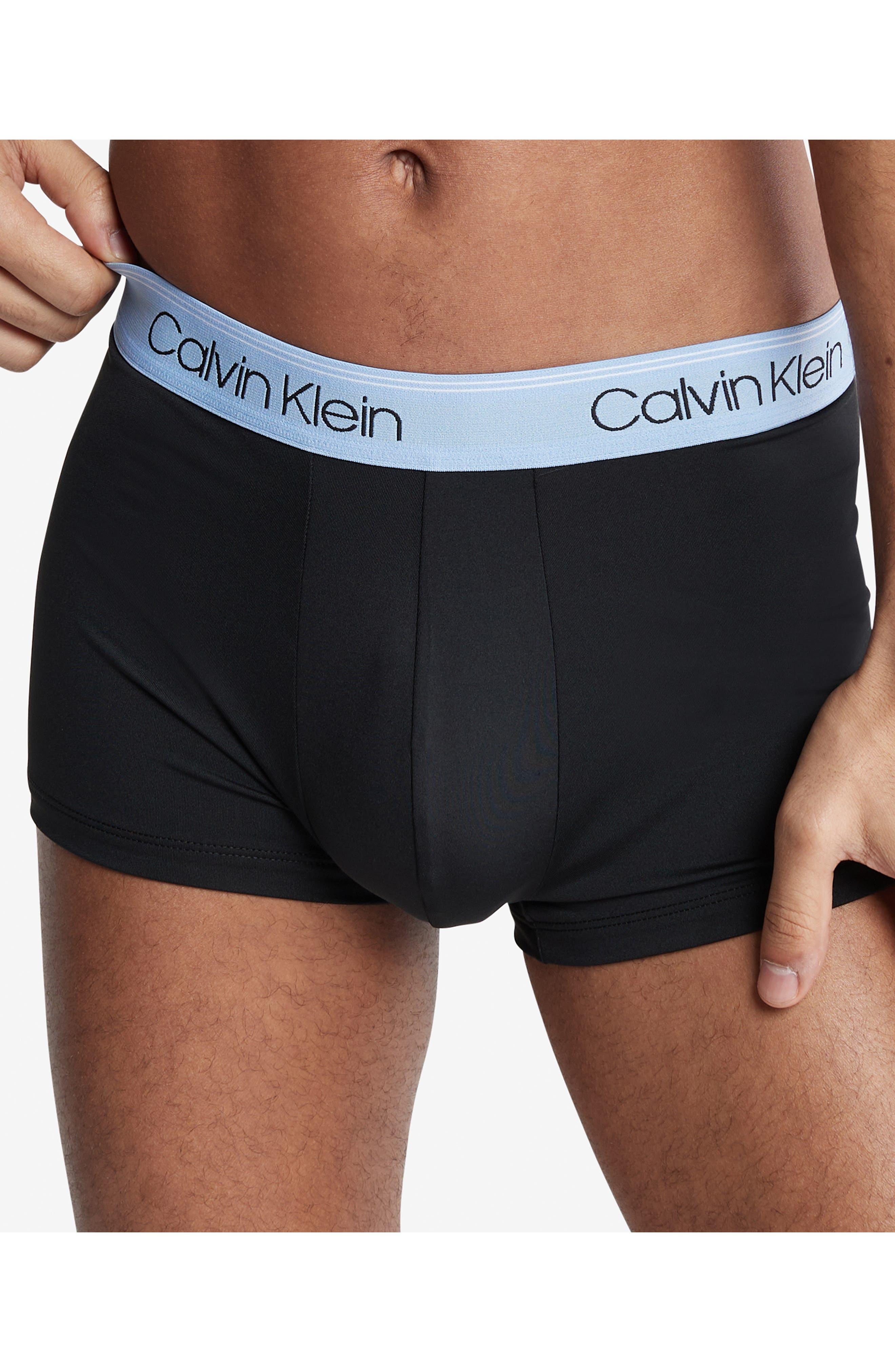 NEW Calvin Klein 4 Pack Microfiber Stretch Low Rise Trunk