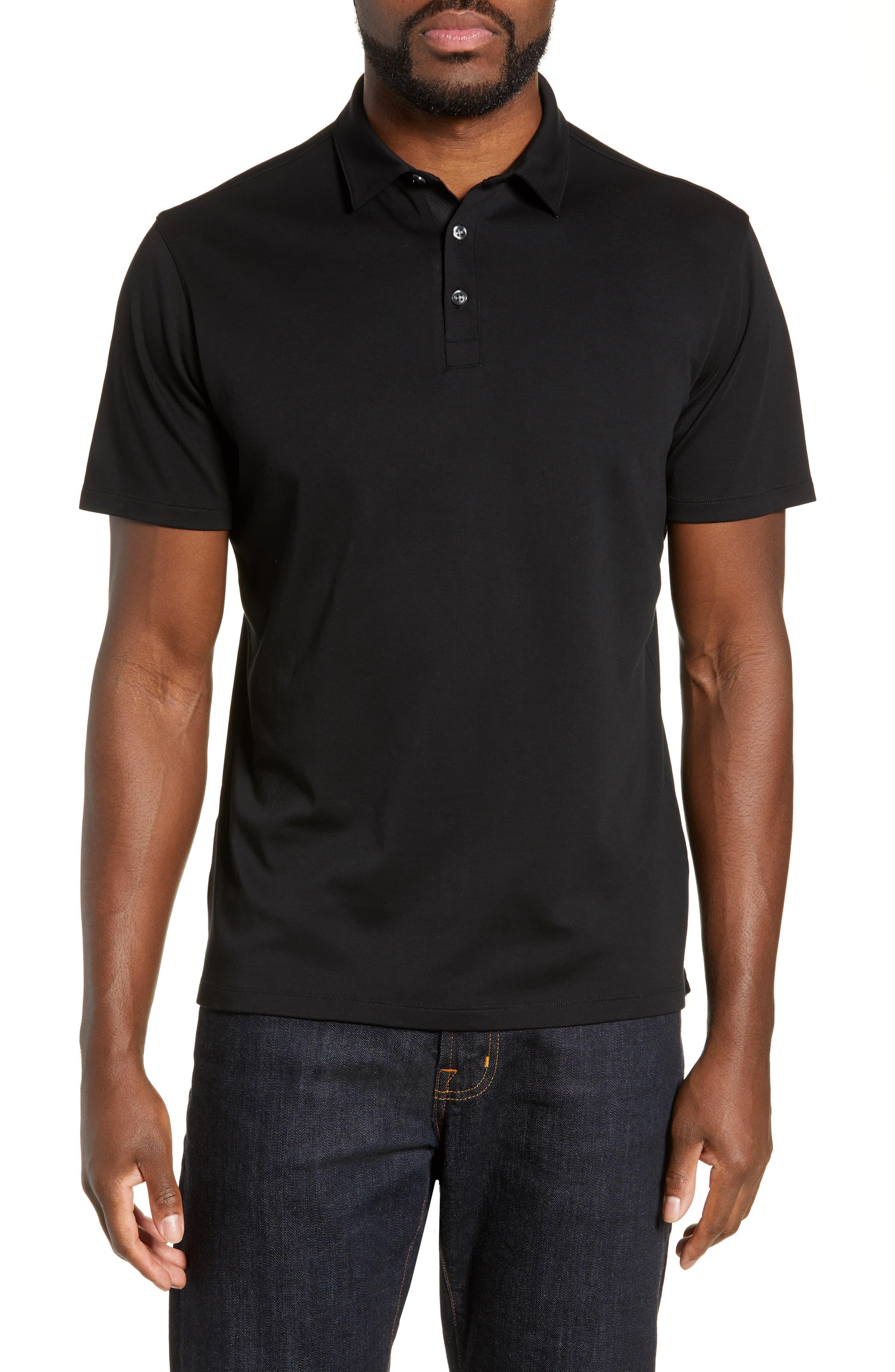 Robert Barakett Cotton Senneville Polo Shirt in Black for Men - Lyst