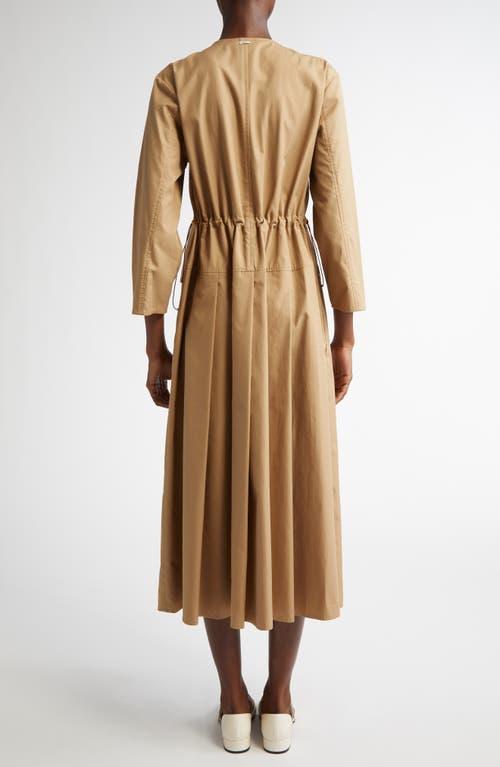 ☆’S Max Mara☆直営店買付☆お洒落Cotton Twill Dress/NORA Max Mara Nora Cotton Twill Dress in Natural | Lyst