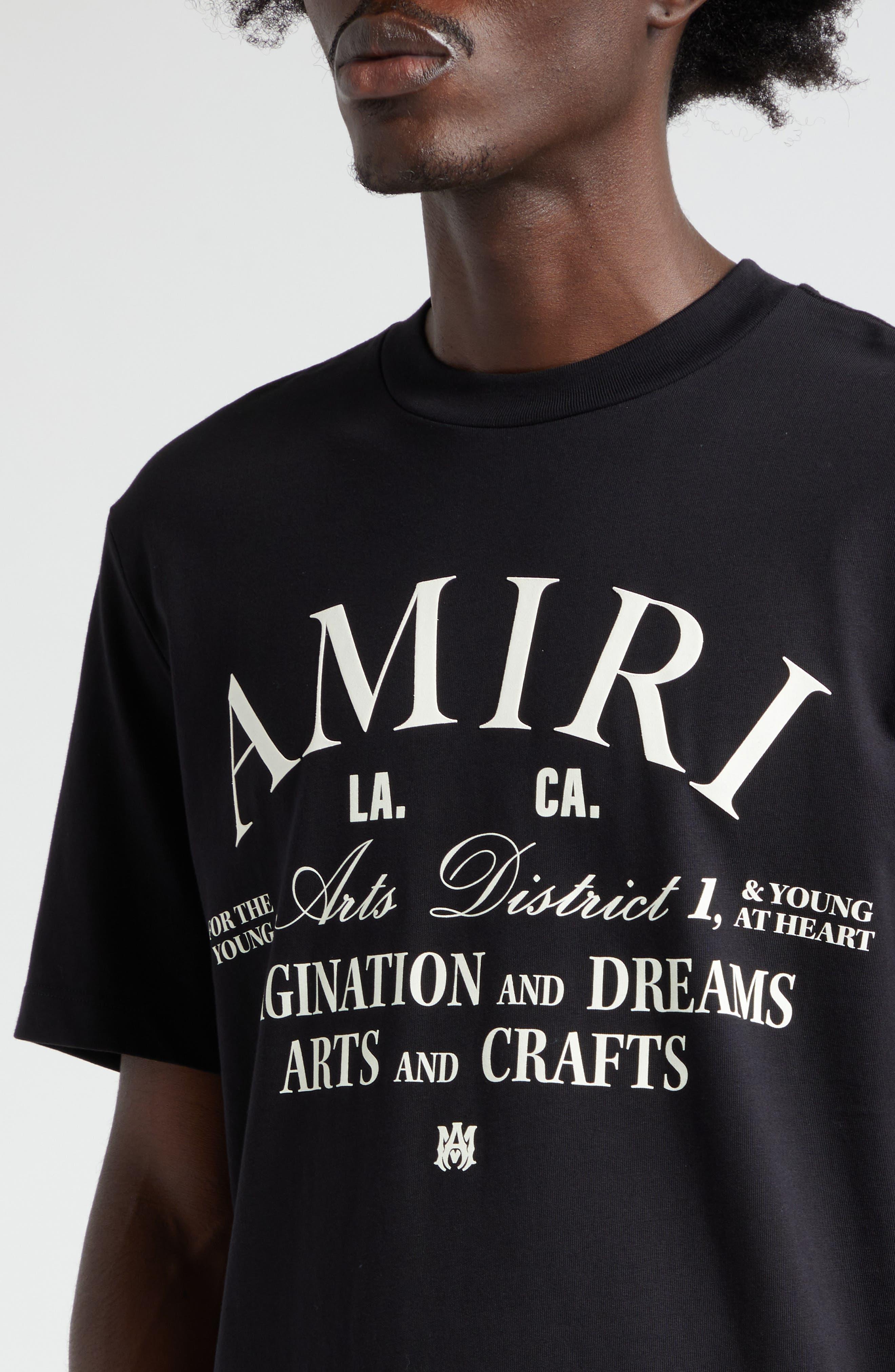AMIRI Vanilla crew-neck T-shirt with logo