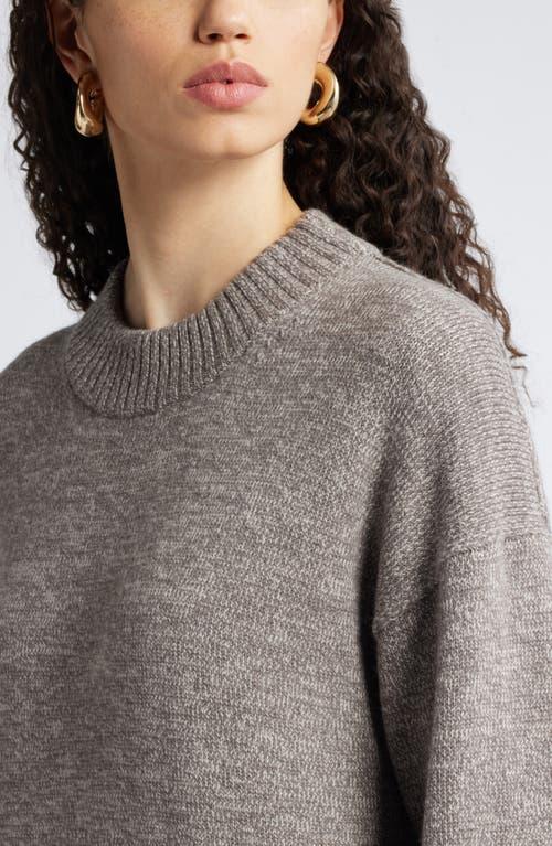 Nordstrom Long Sleeve Marled Wool Blend Sweater Dress in Gray Lyst