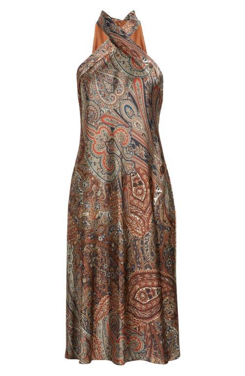ralph lauren charmeuse halter dress Satin Charmeuse Halter Dress