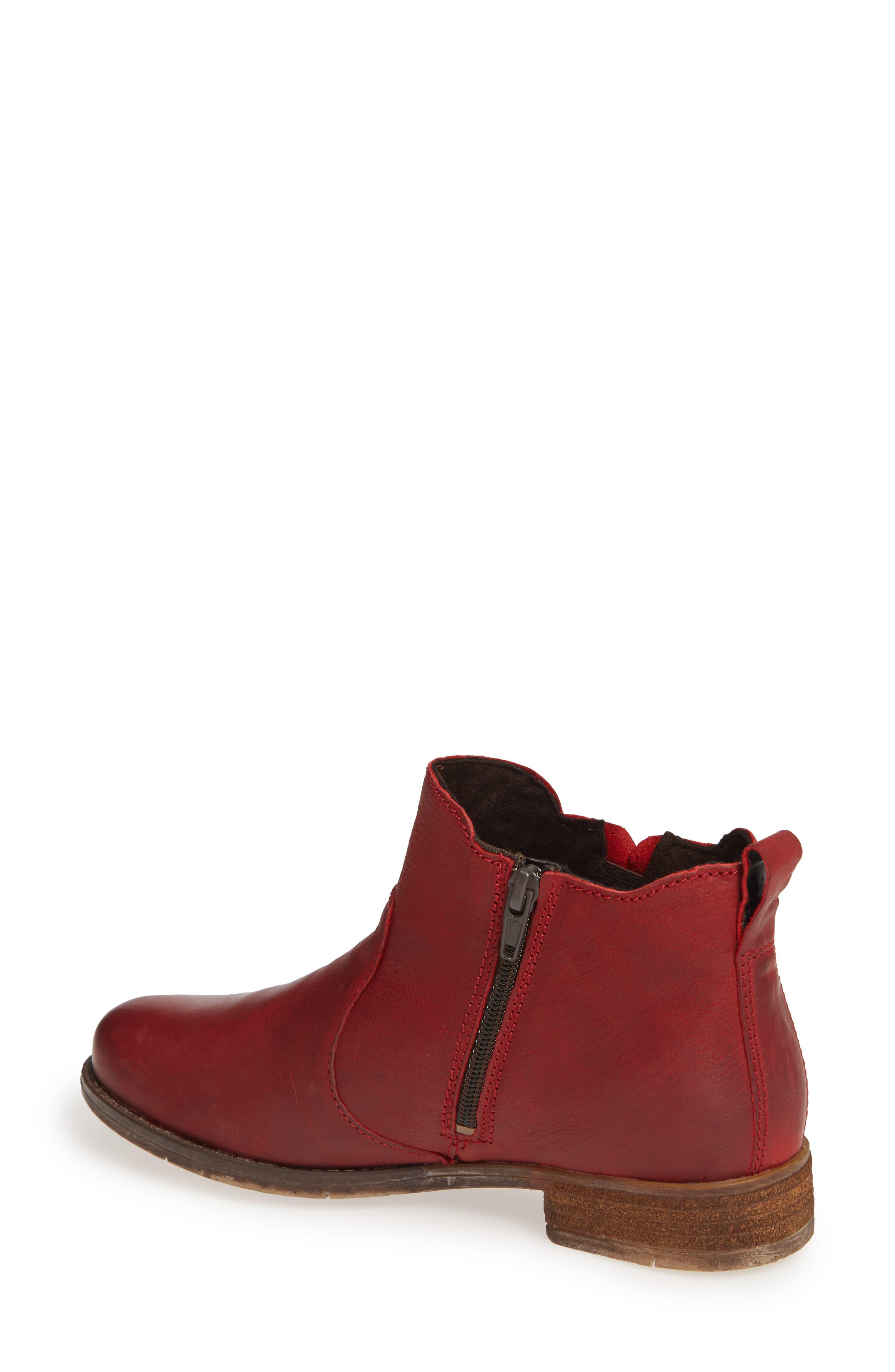 josef seibel sienna 45 leather block heel booties