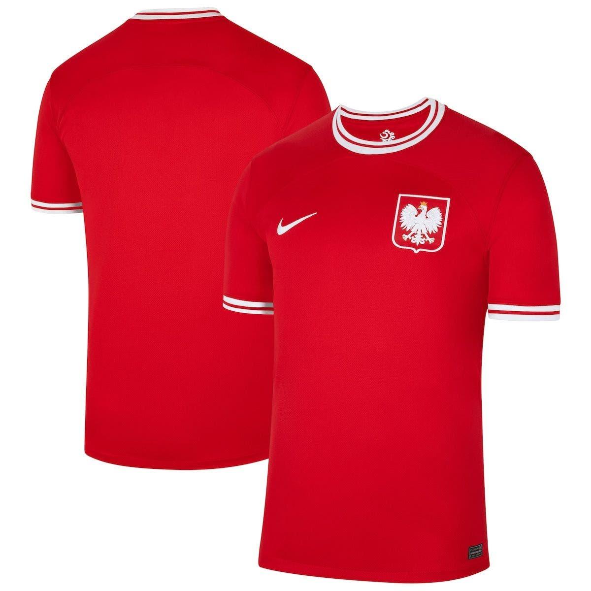 Nike Poland National Team 2022/23 Away Breathe Stadium Replica Blank ...
