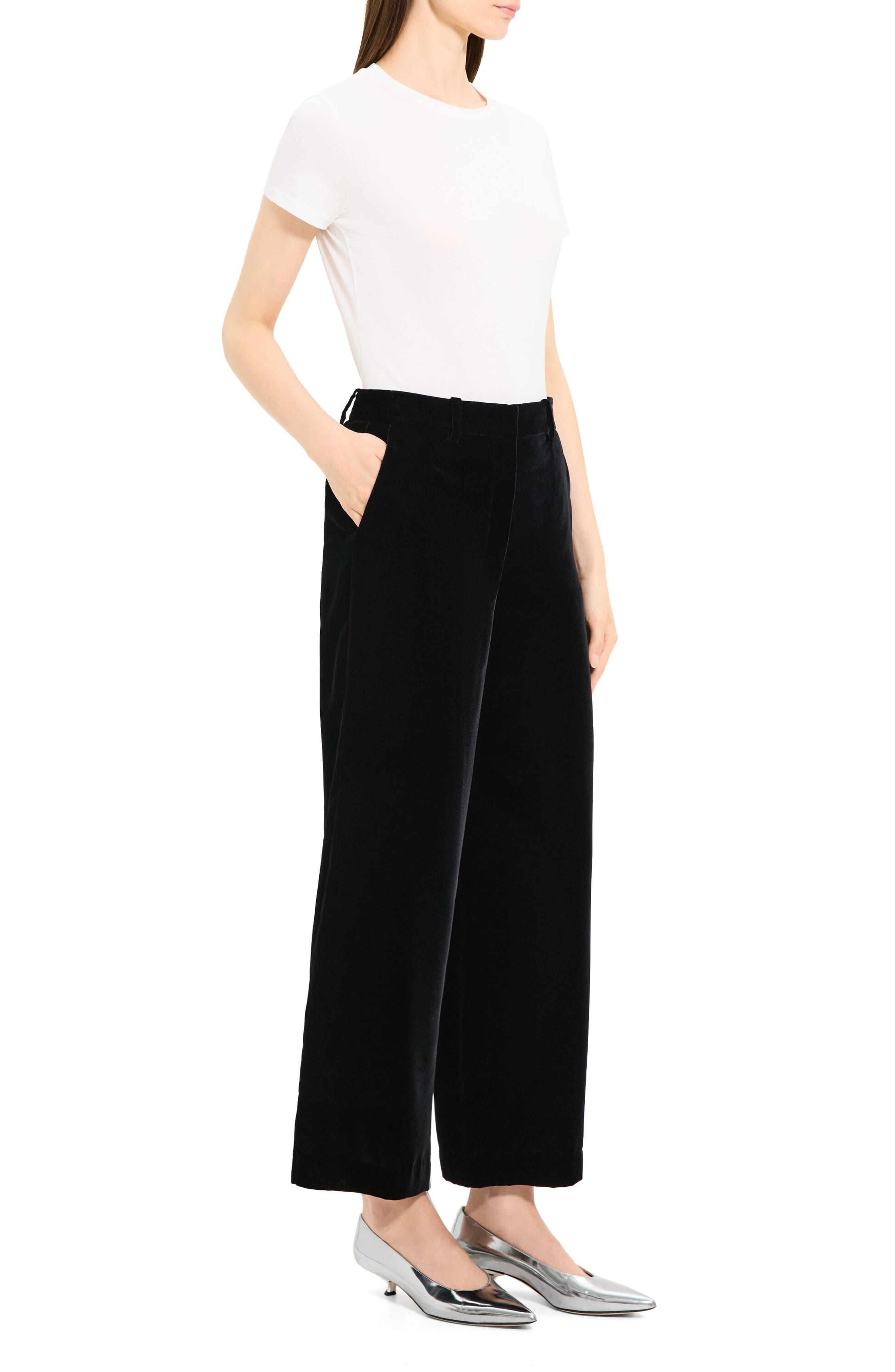 The Great The Velvet Pajama Cropped Trousers | Cropped trousers, Checked  trousers, Trousers