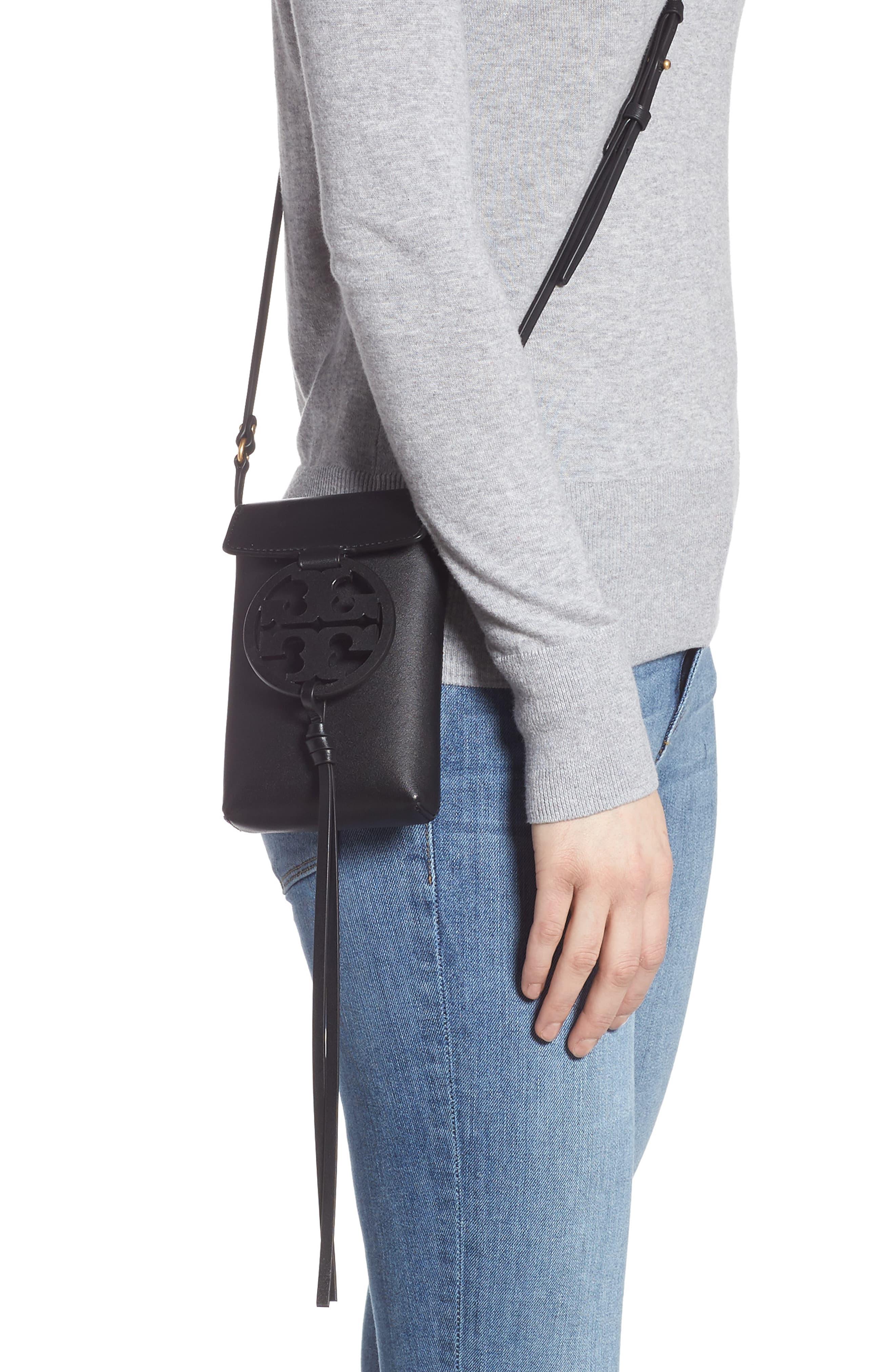 miller leather phone crossbody bag