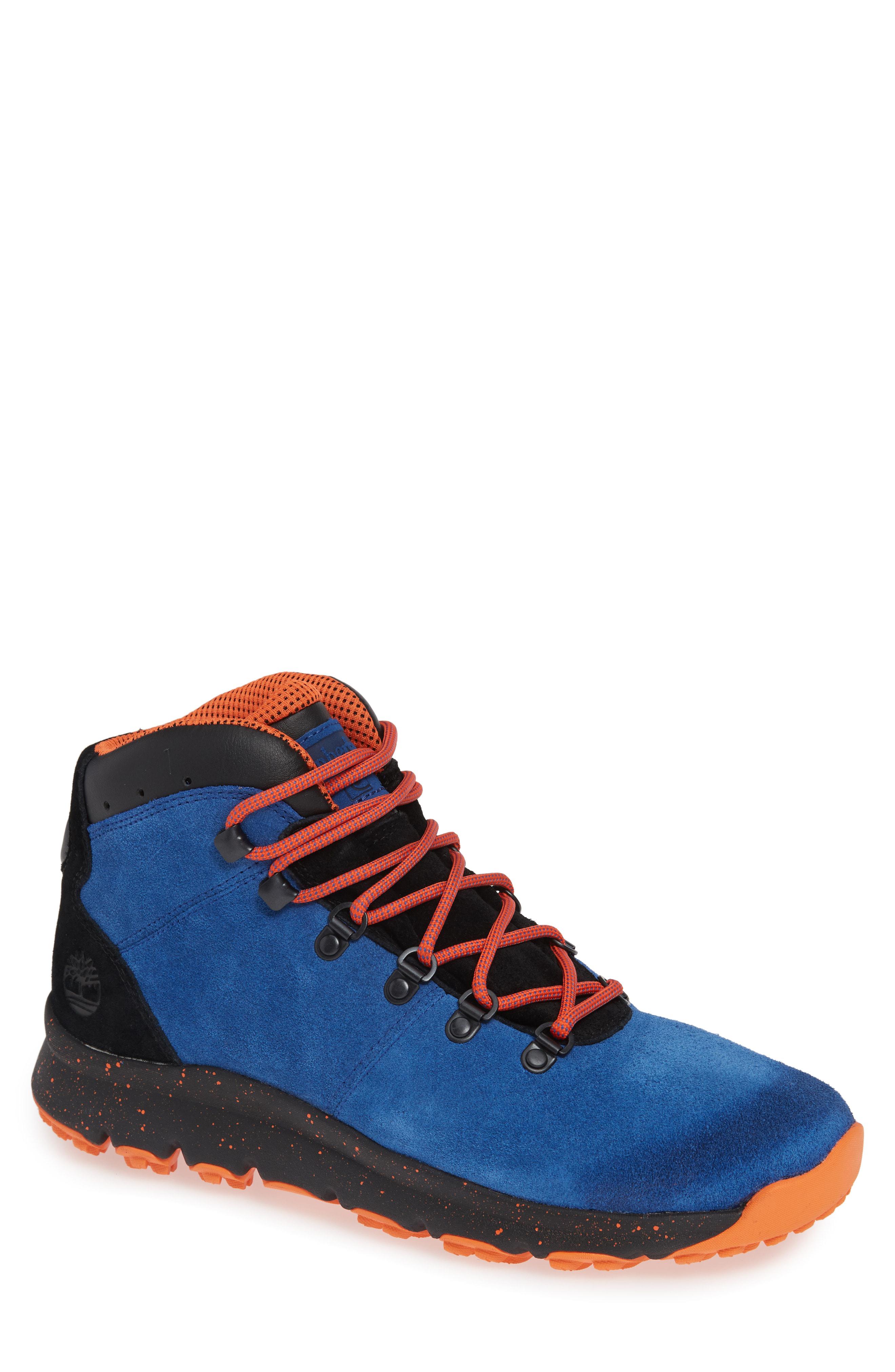timberland mens blue boots