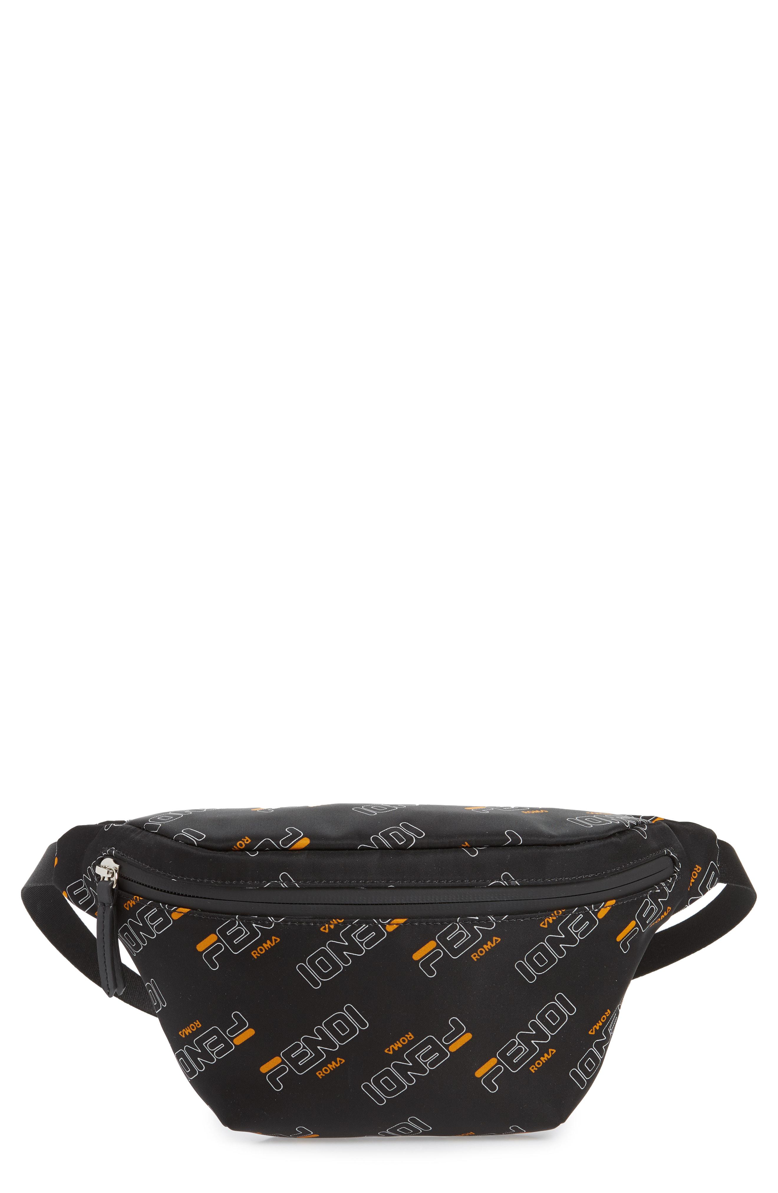 fendi x fila waist bag