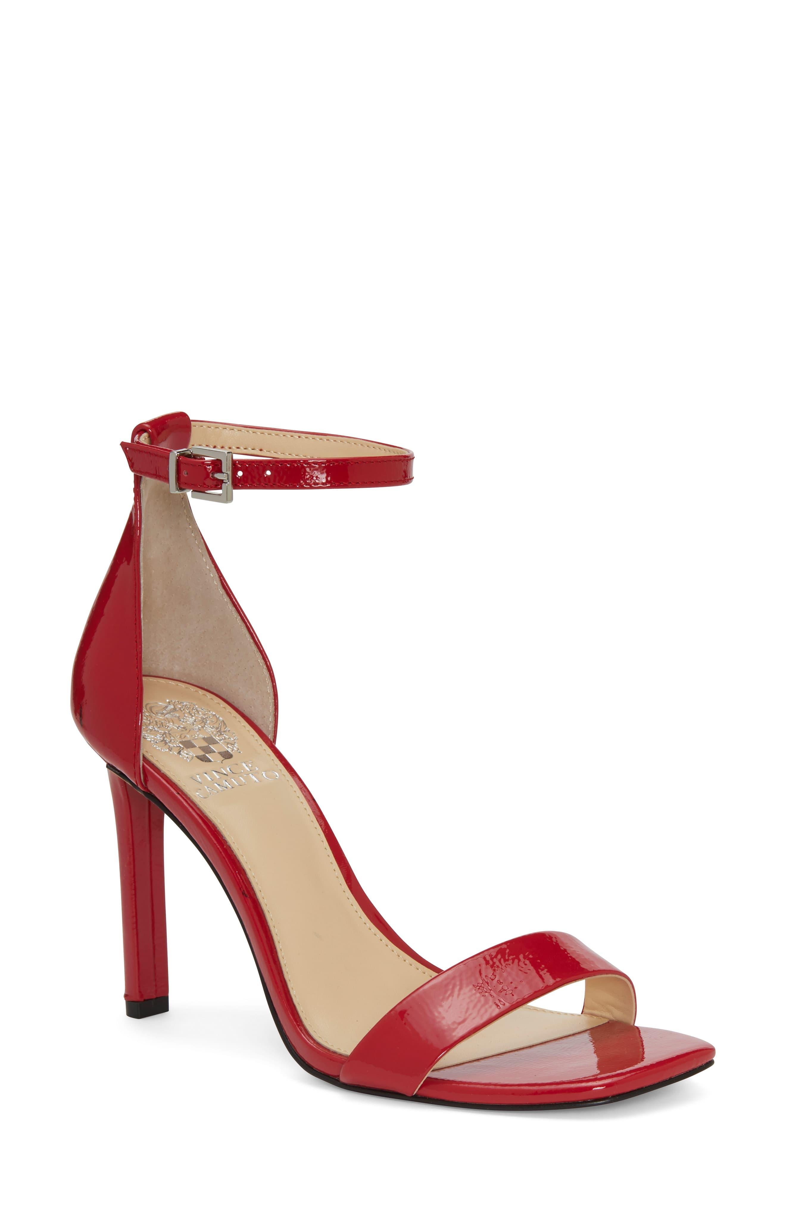 Vince Camuto Lauralie Ankle Strap Sandal in Red - Save 60% - Lyst