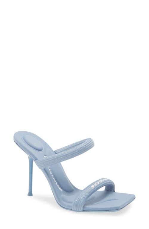 Alexander Wang Julie Padded Slide Sandal in Blue | Lyst