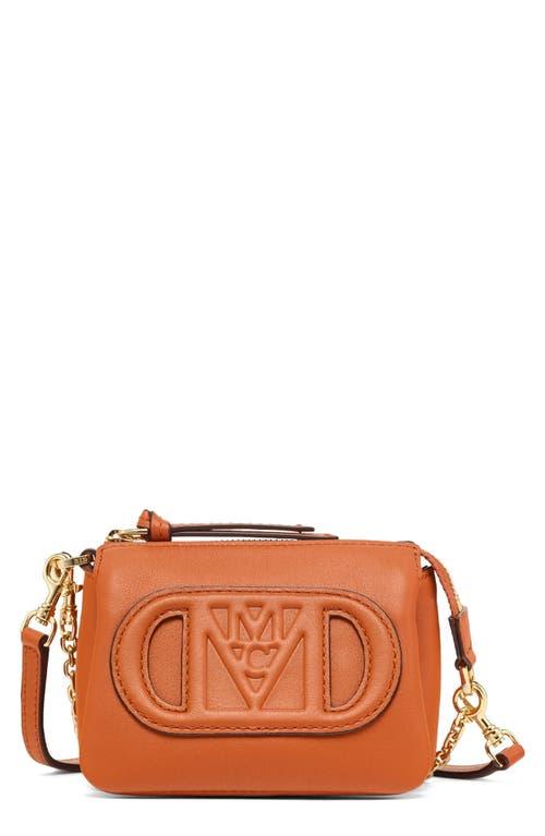 ショルダーバッグ・ポシェット MCM BRICK LEATHER MODE TRAVIA SMALL SHOULDER BAG MCM Mini Mode Travia Shoulder Bag in Orange | Lyst