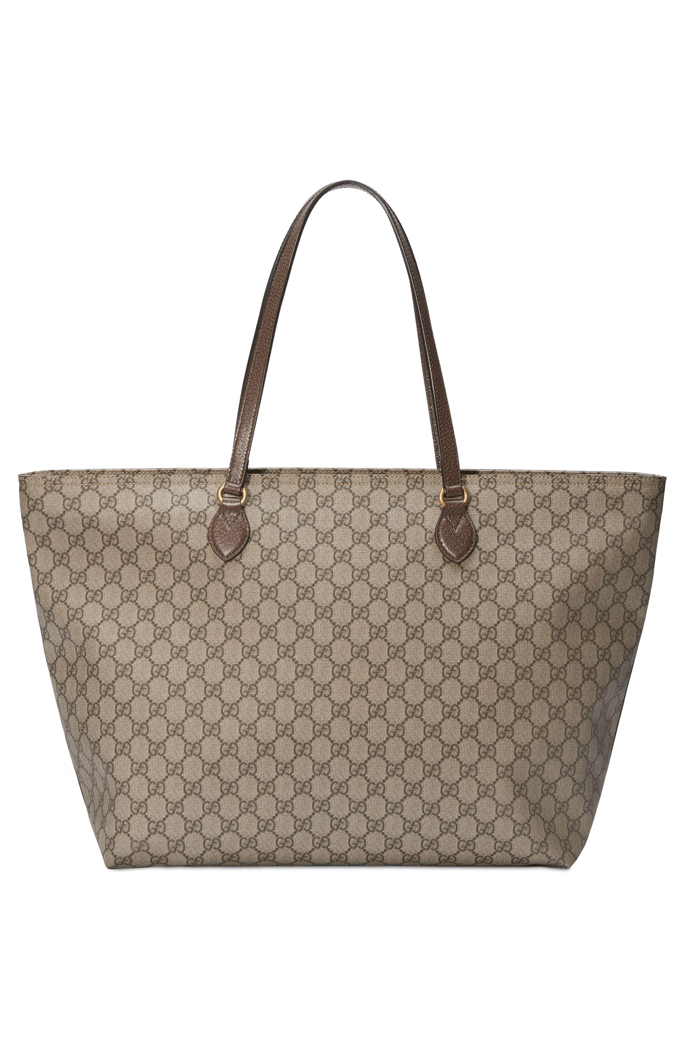 Gucci Ophidia Medium Soft GG Supreme Canvas Tote Bag in Brown Lyst