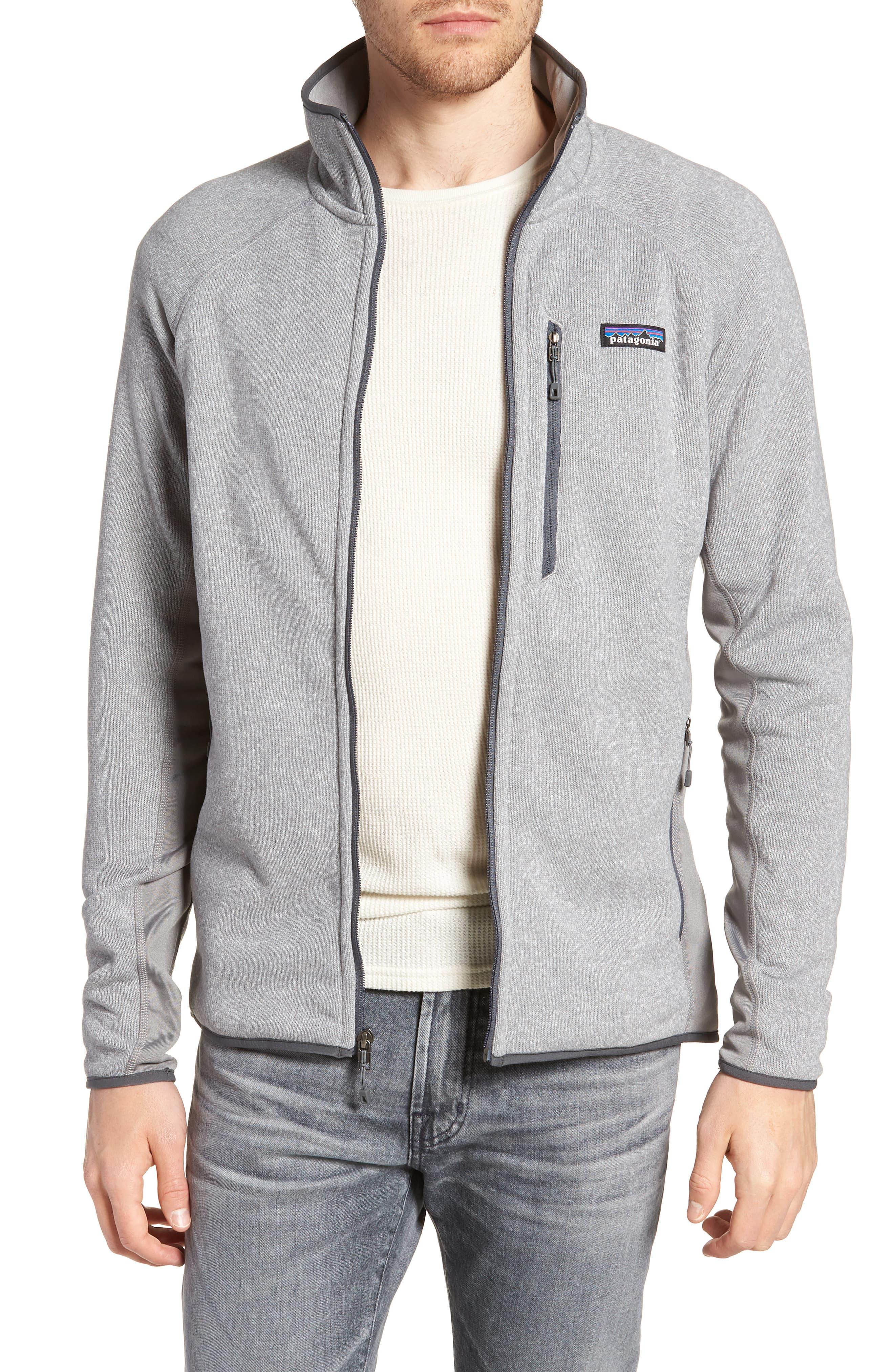 Patagonia Fleece Better Sweater Performance Slim Fit Zip Jacket in Gray ...