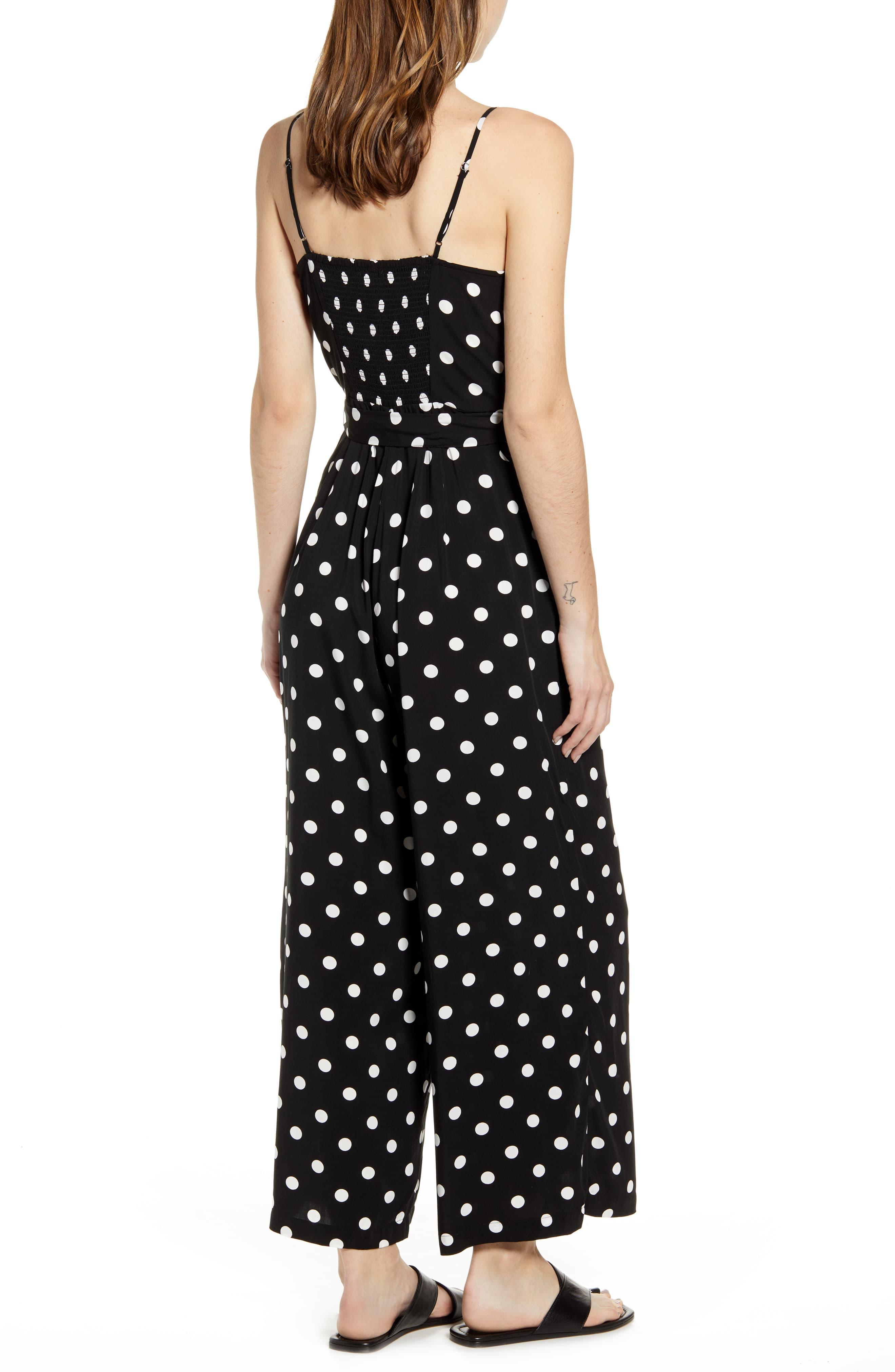 j crew polka dot jumpsuit