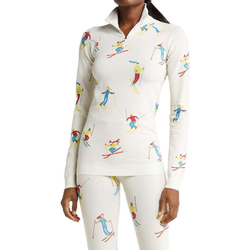 Sweaty Betty Ski Jacquard Half Zip Base Layer Pullover in Sweaty Betty Ski Jacquard Half Zip Base Layer Pullover in