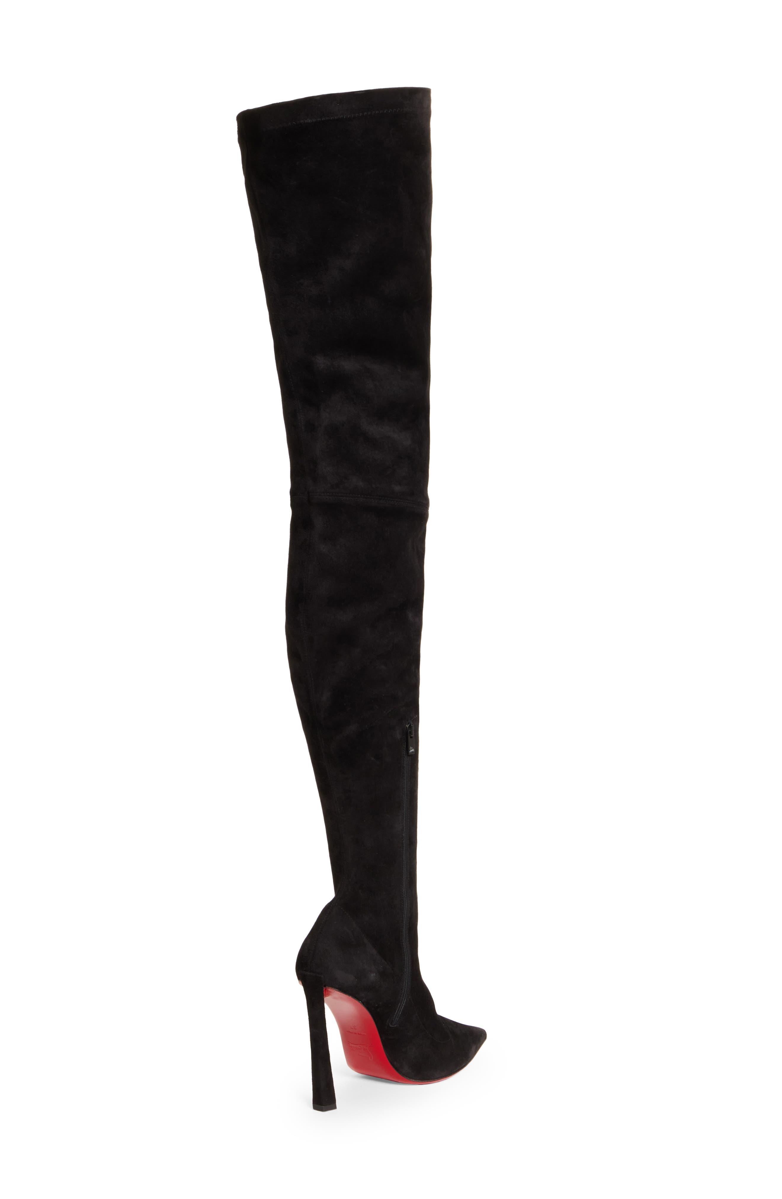 Christian Louboutin Condora Over The Knee Boot in Black | Lyst