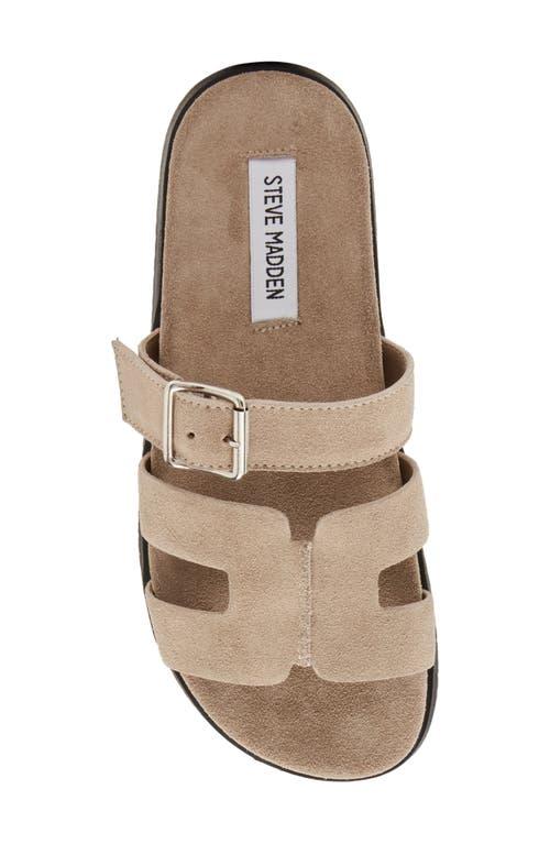 Steve Madden Mayhem Slide Sandal in Brown Lyst