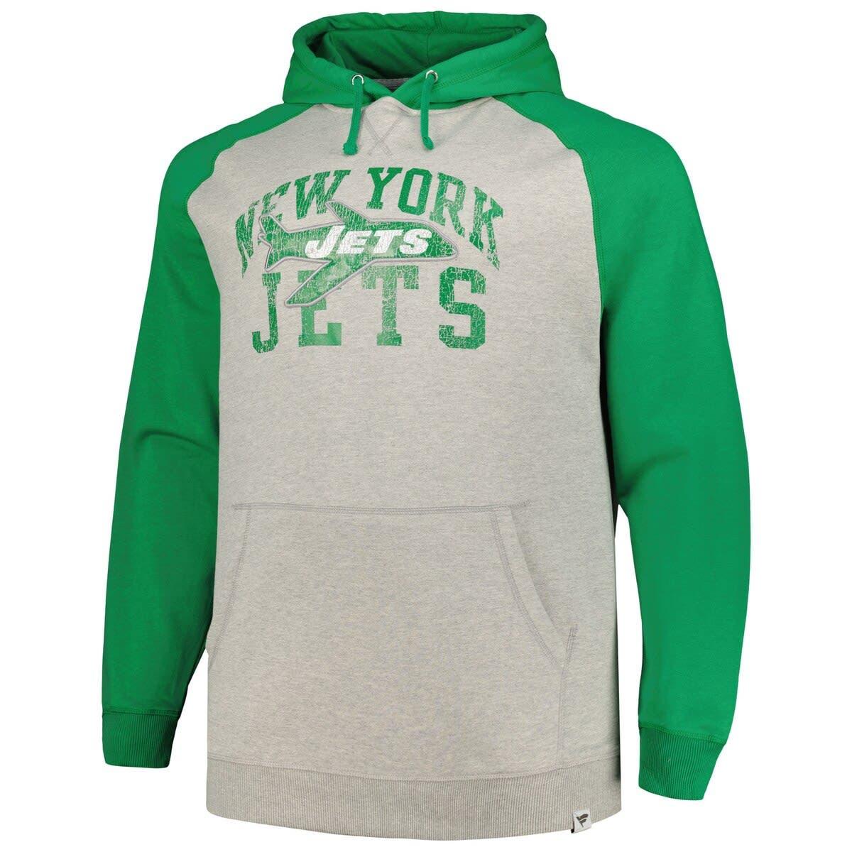 Profile /green New York Jets Big & Tall Favorite Arch Throwback Raglan  Pullover Hoodie At Nordstrom for Men