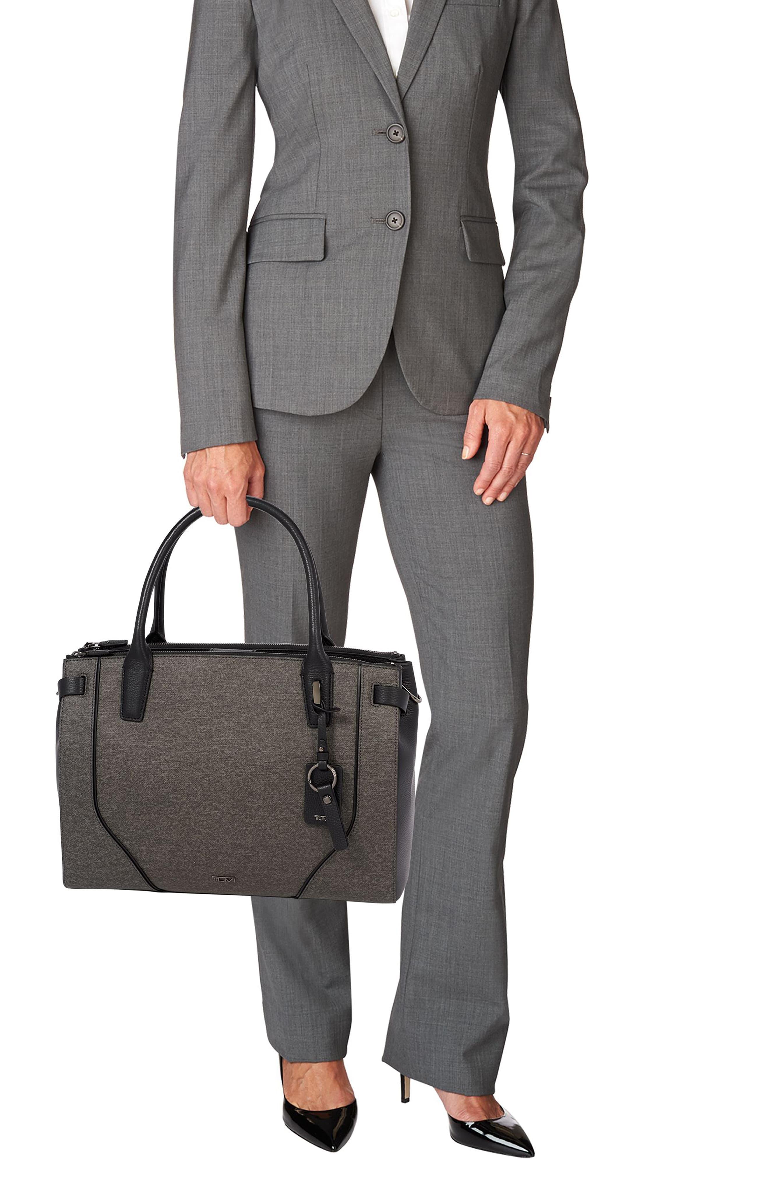 stanton kiran leather laptop briefcase
