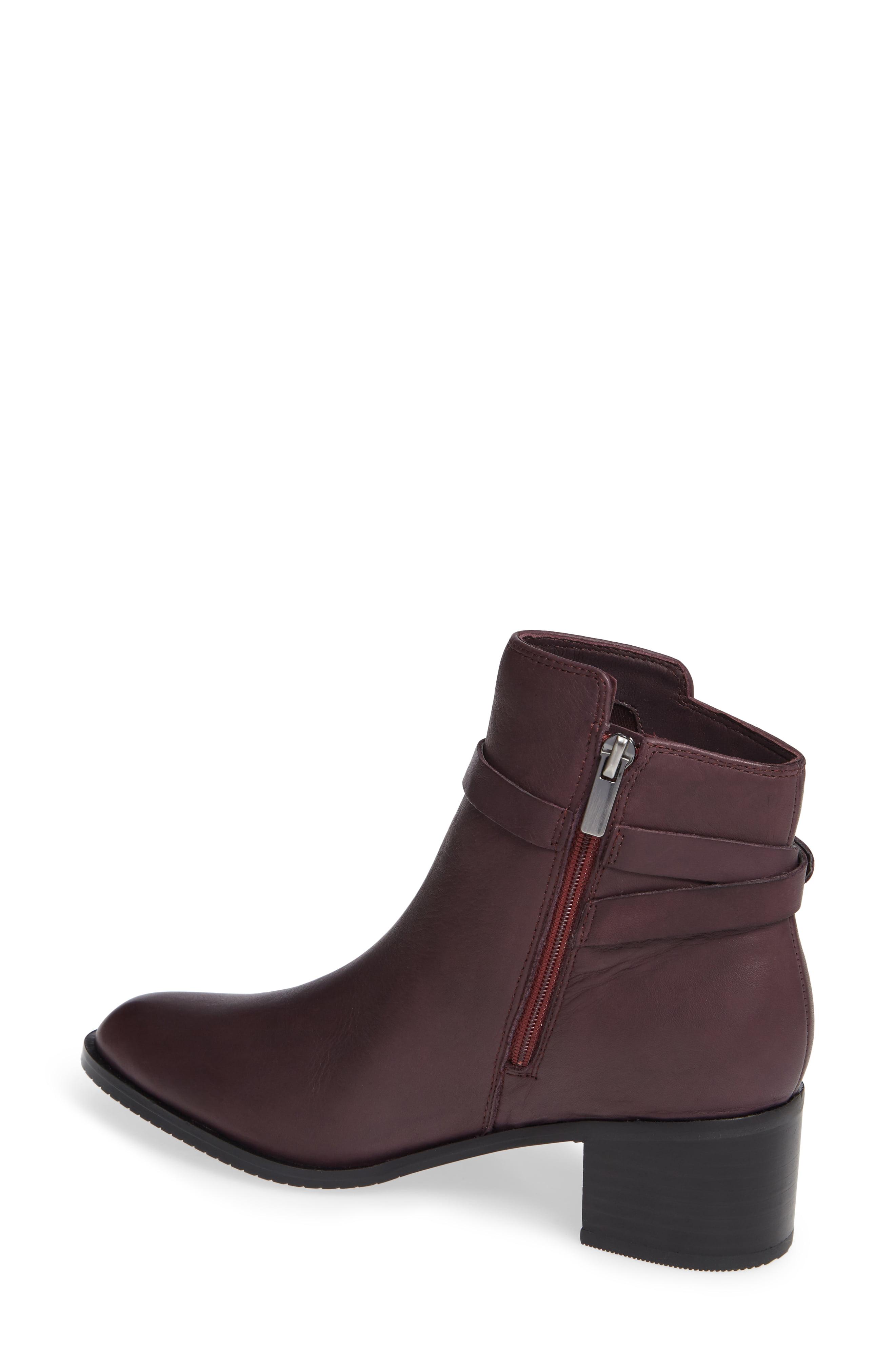 clarks burgundy booties