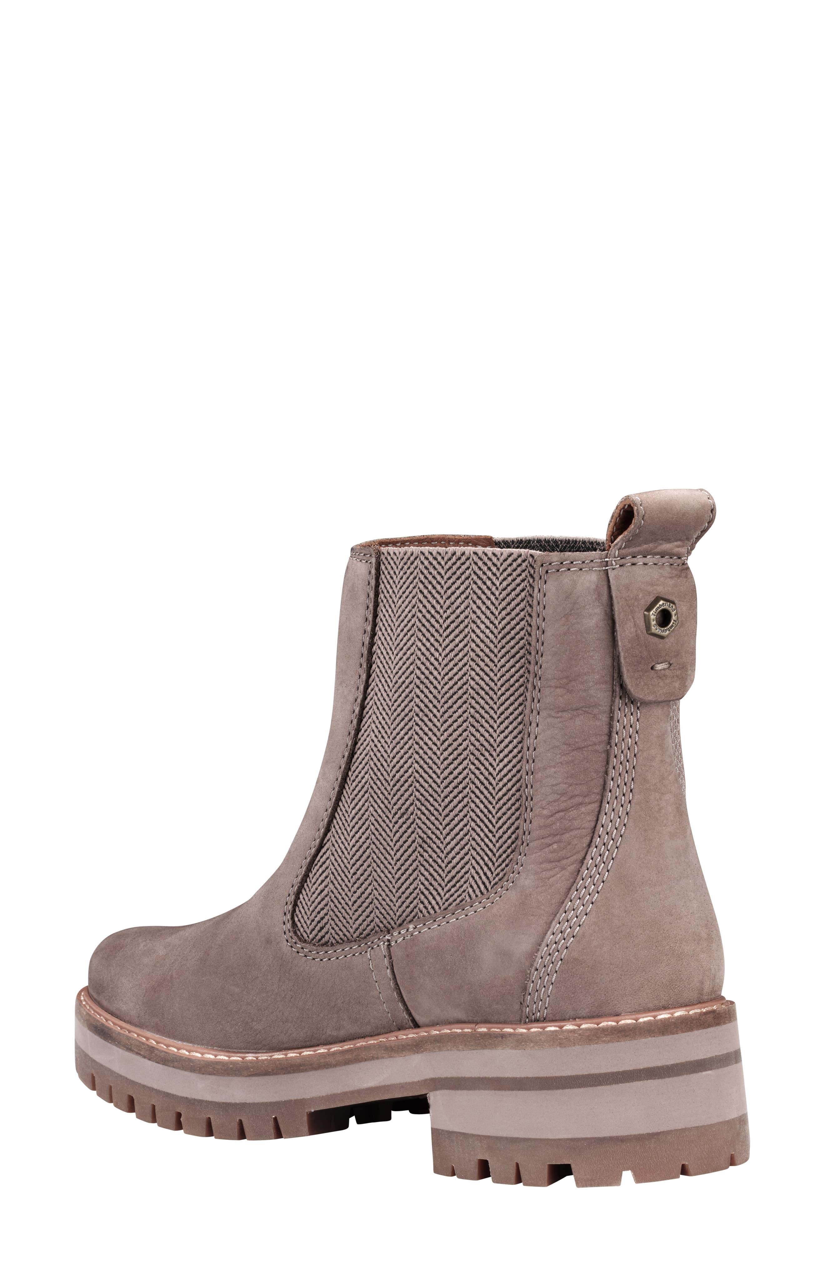 timberland women's courmayeur valley chelsea boots grey