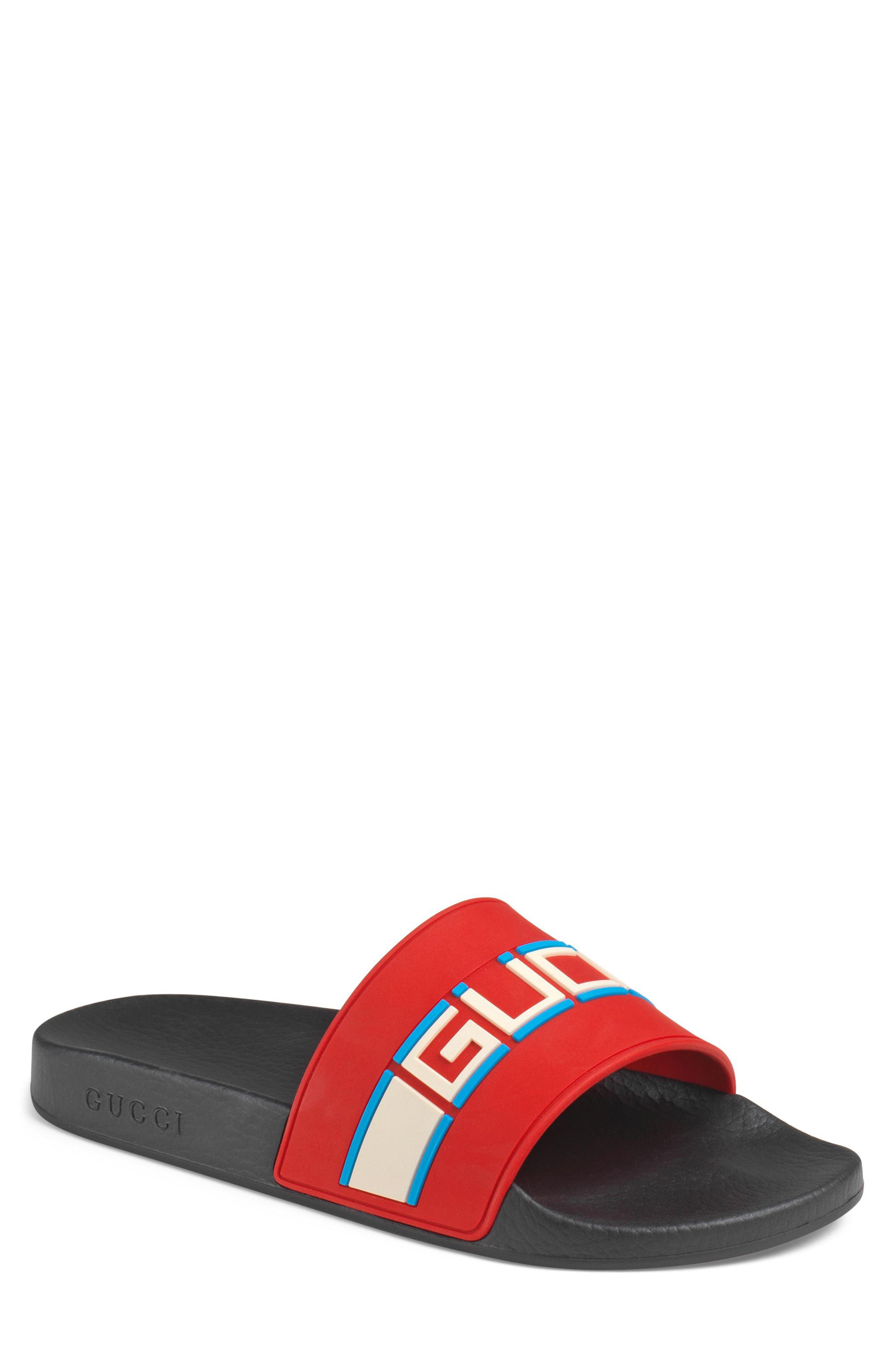 gucci slides men red