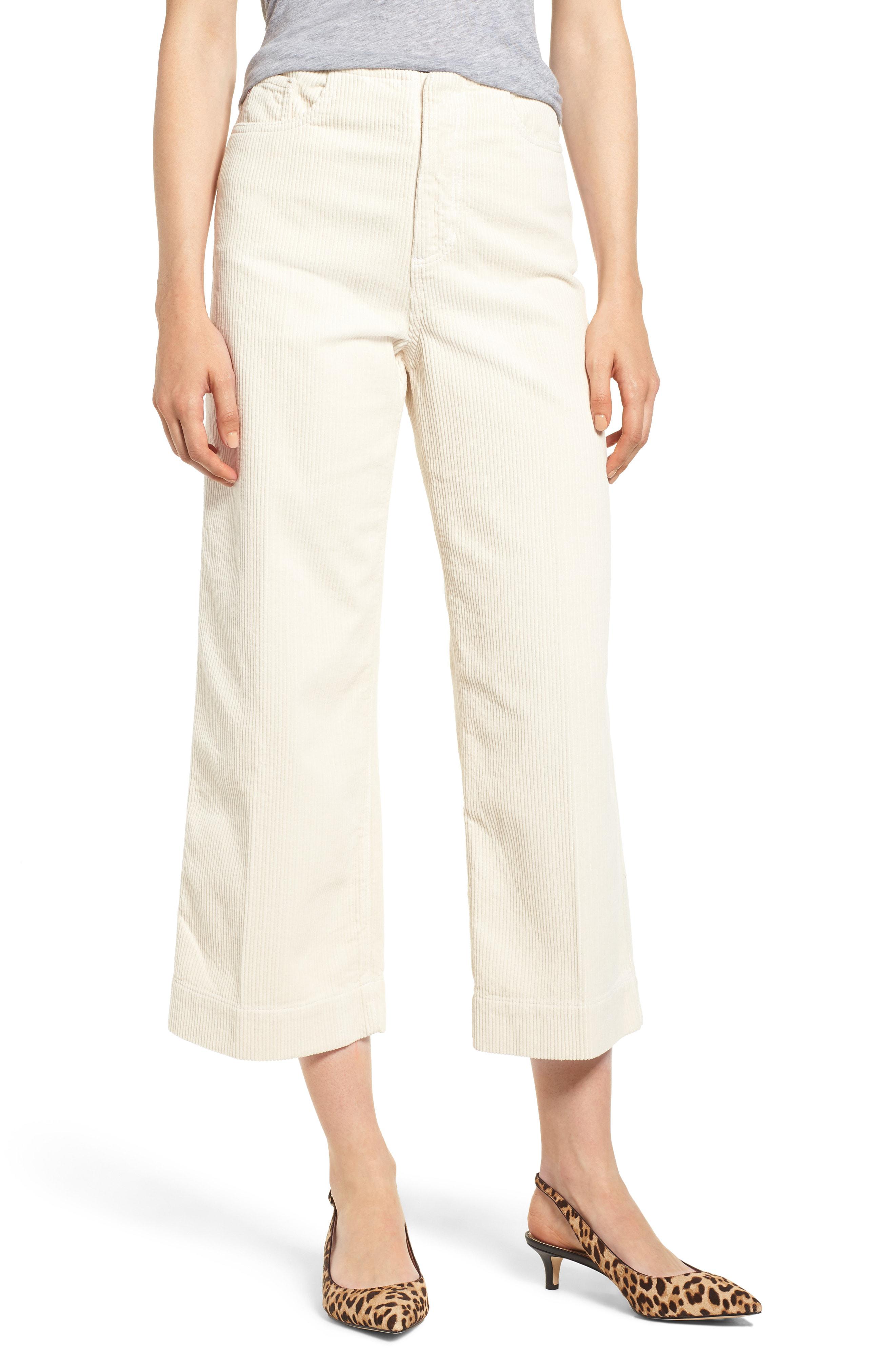 ivory corduroy pants