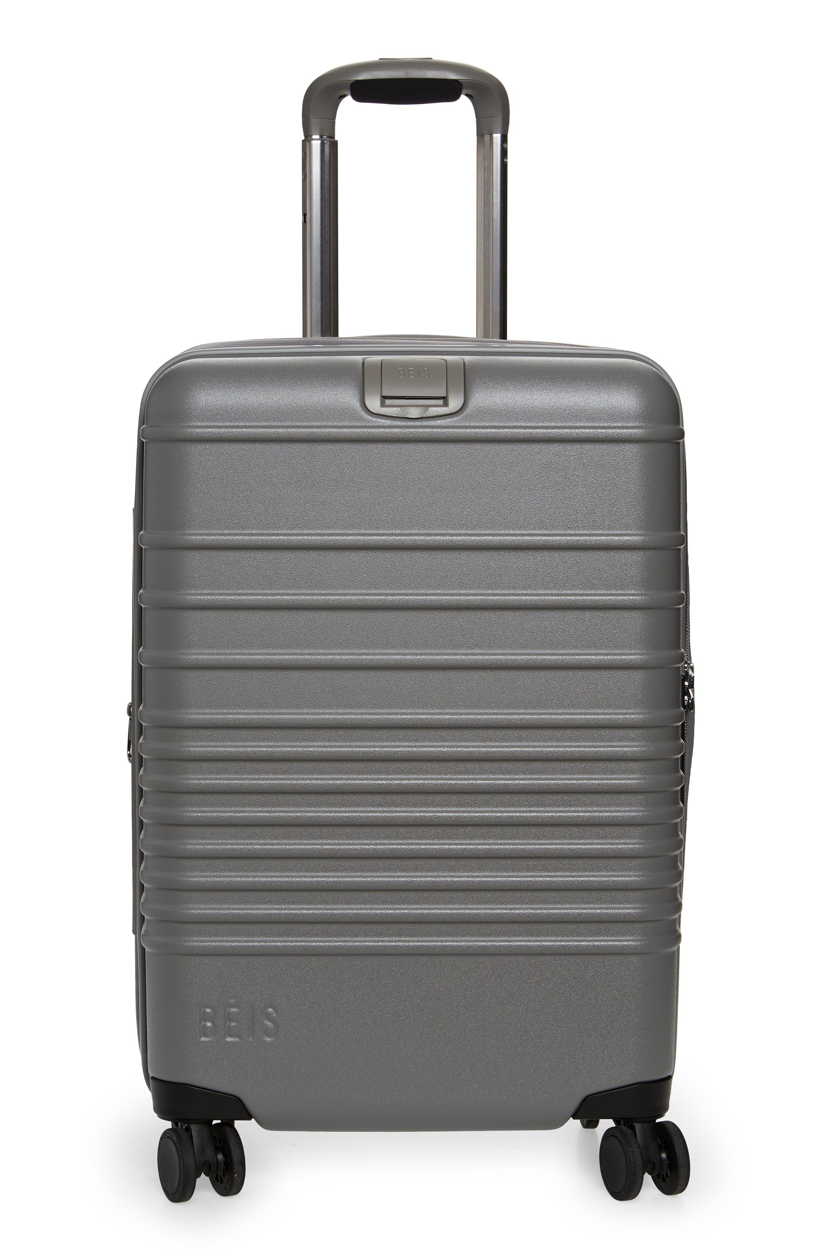 BEIS 21inch Rolling Spinner Suitcase in Gray Lyst