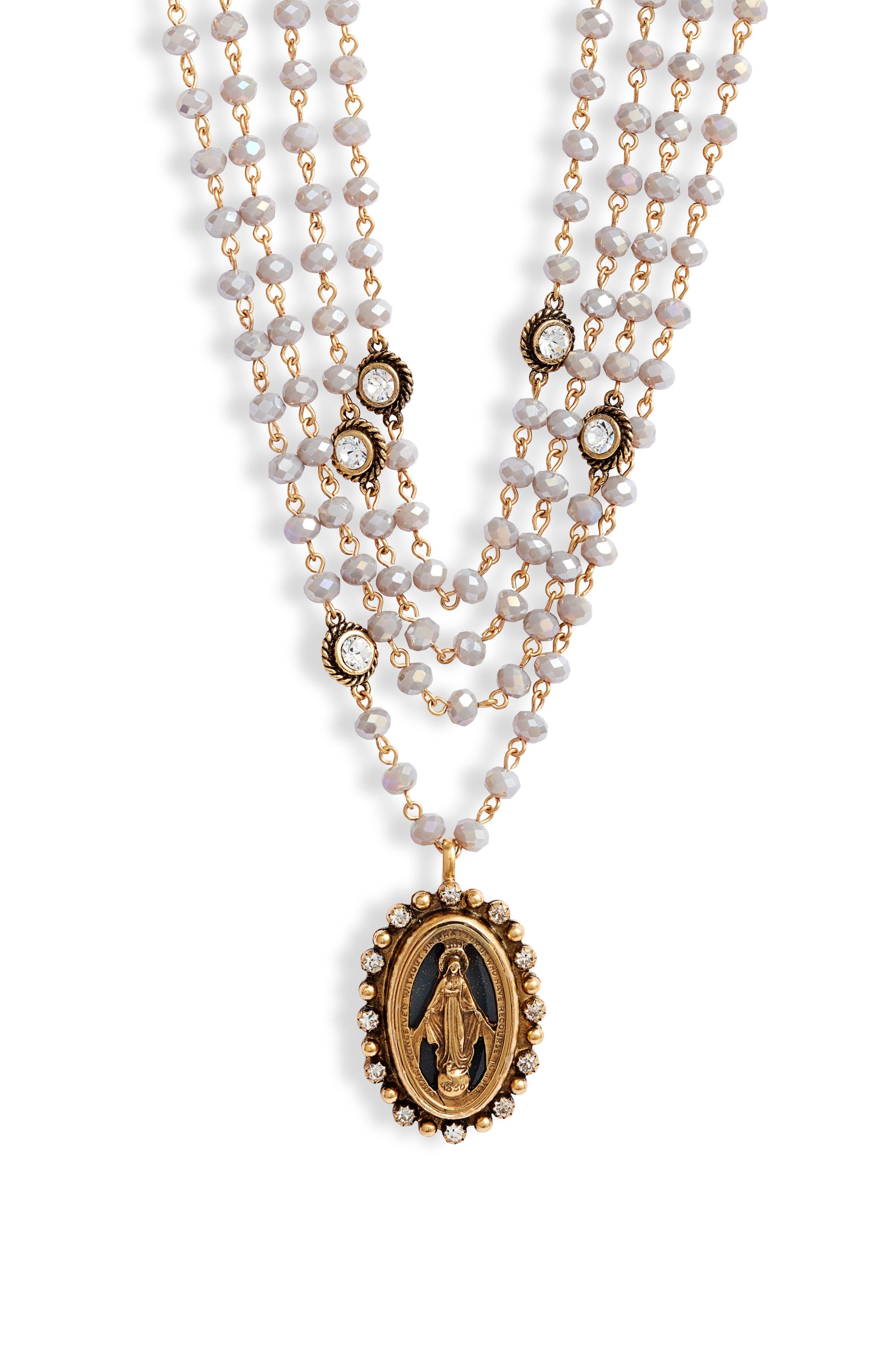 Virgins, Saints & Angels Milagrosa Magdalena Necklace in
