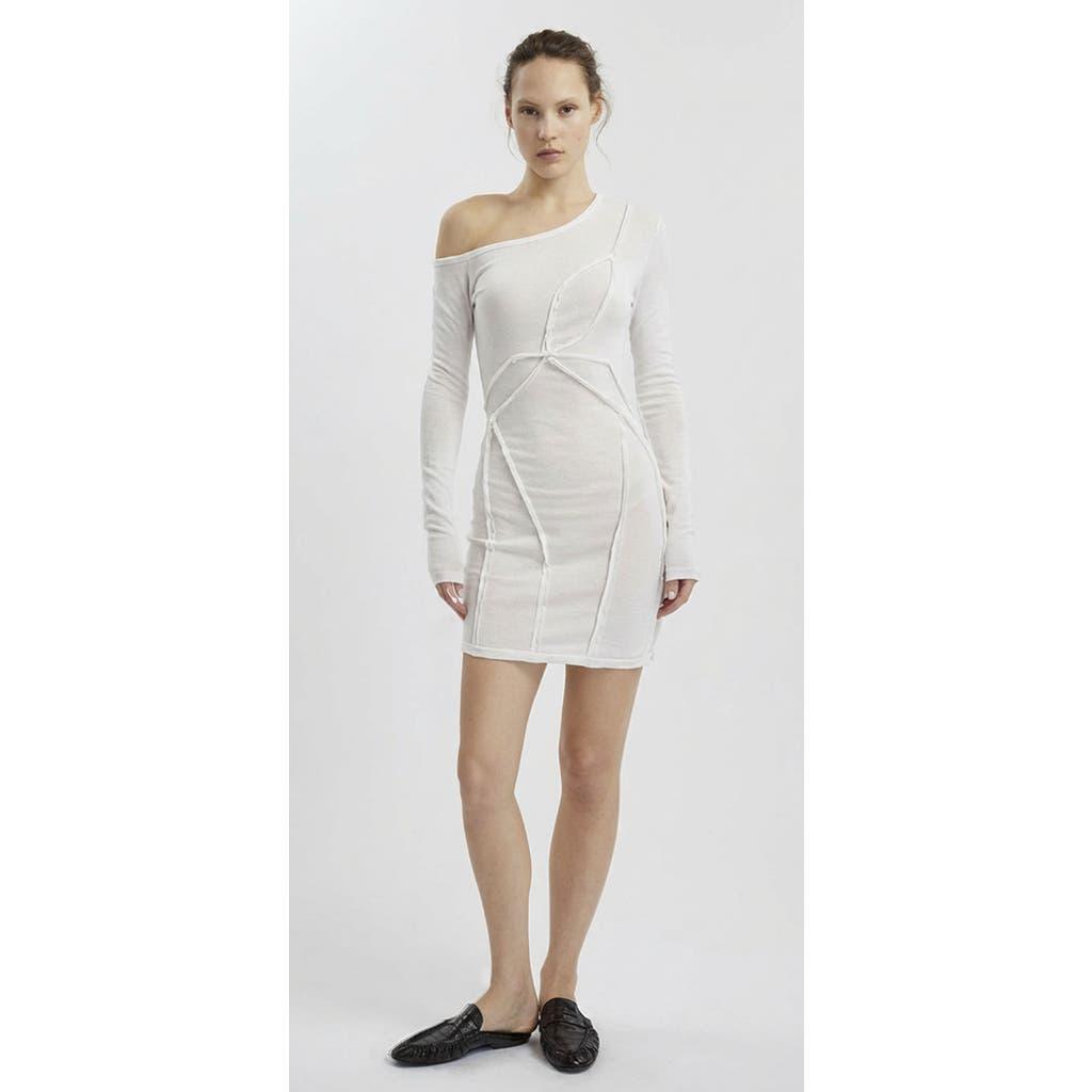 Designer White Long Sleeve Bodycon Dresses for Women - Up to 66% off