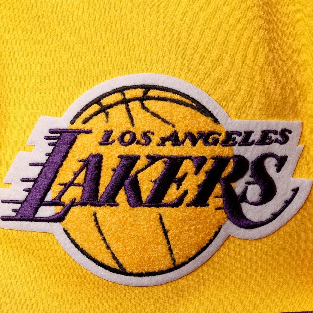 Men's Los Angeles Lakers Pro Standard Americana Dip-Dye Shorts