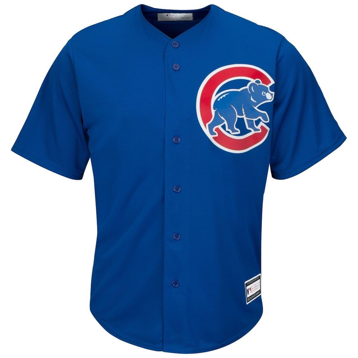 Men's Chicago Cubs Majestic Black Big & Tall Fashion Jersey