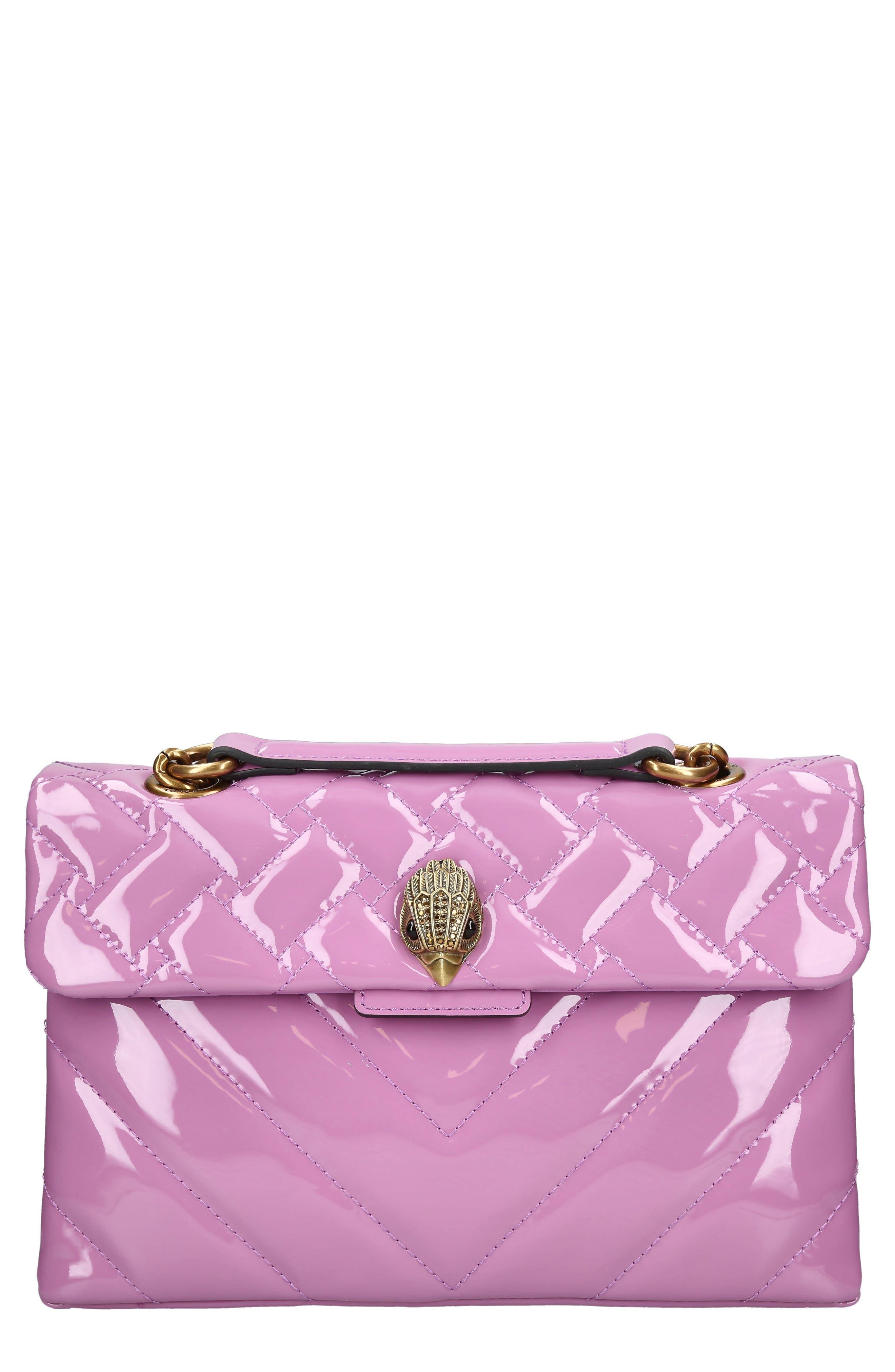 Kurt Geiger Kensington Leather Convertible Shoulder Bag in Purple | Lyst