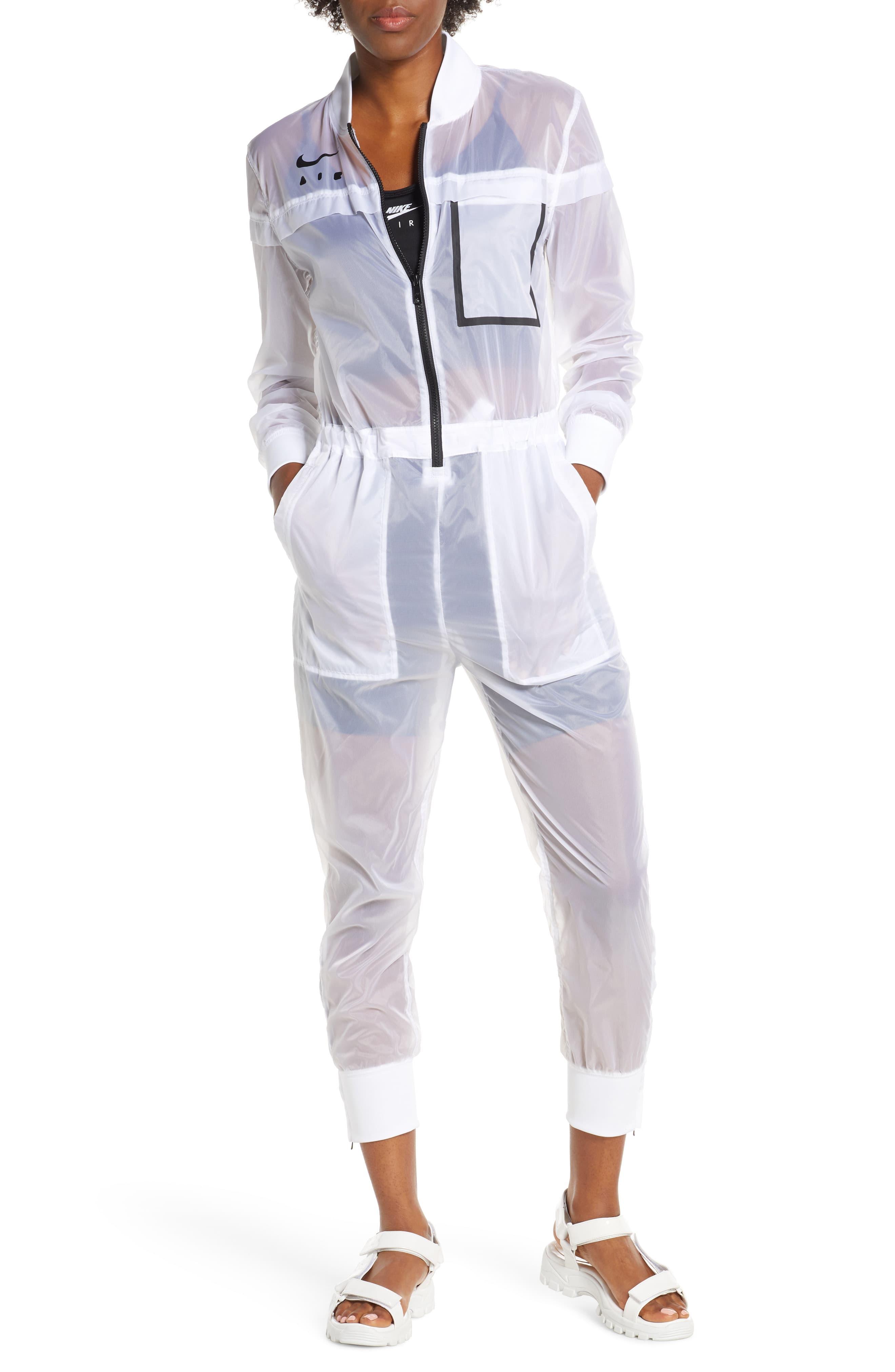 nike white jumpsuit