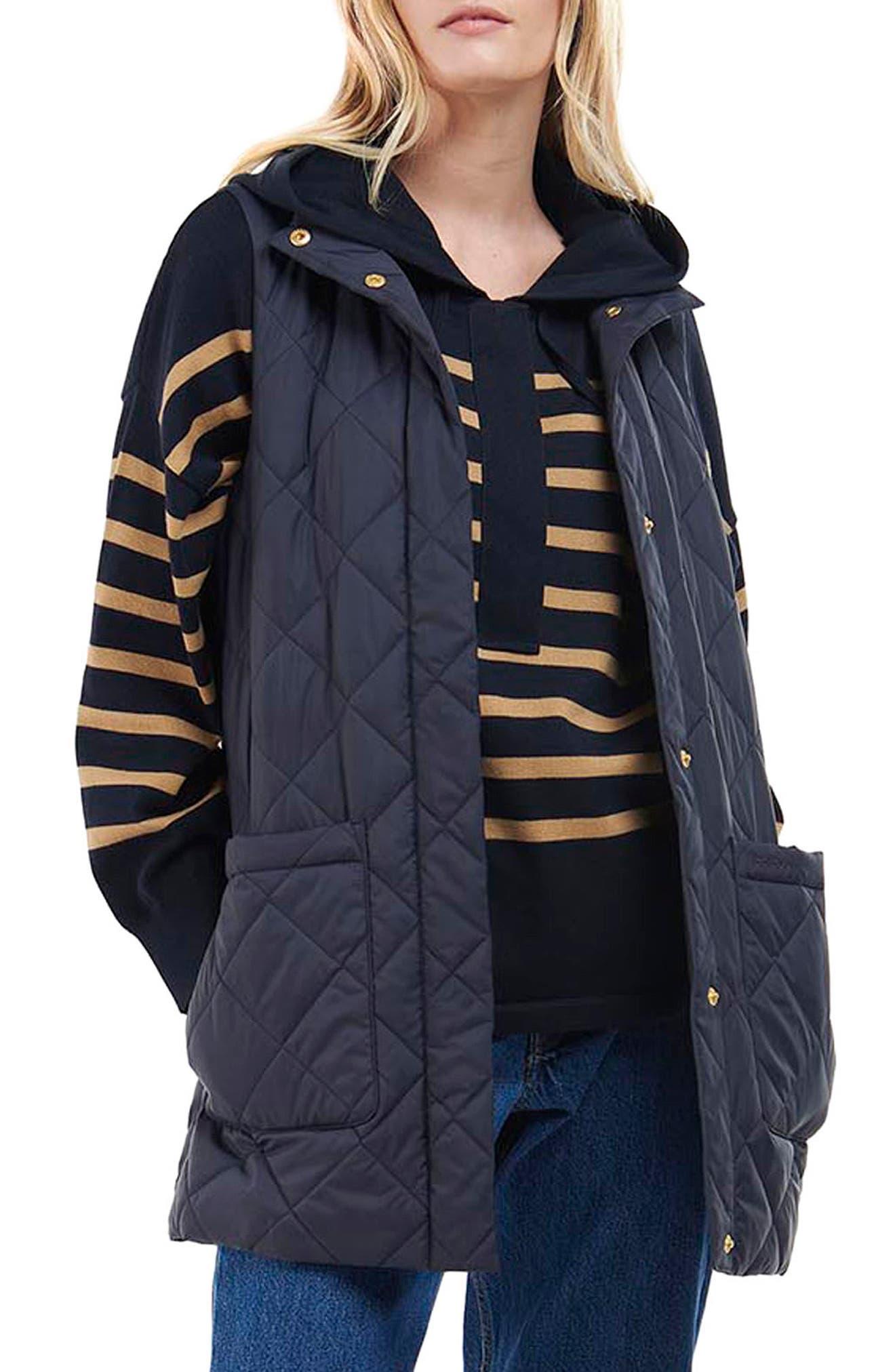 Barbour Cosmia Quilted Vest in Blue | Lyst