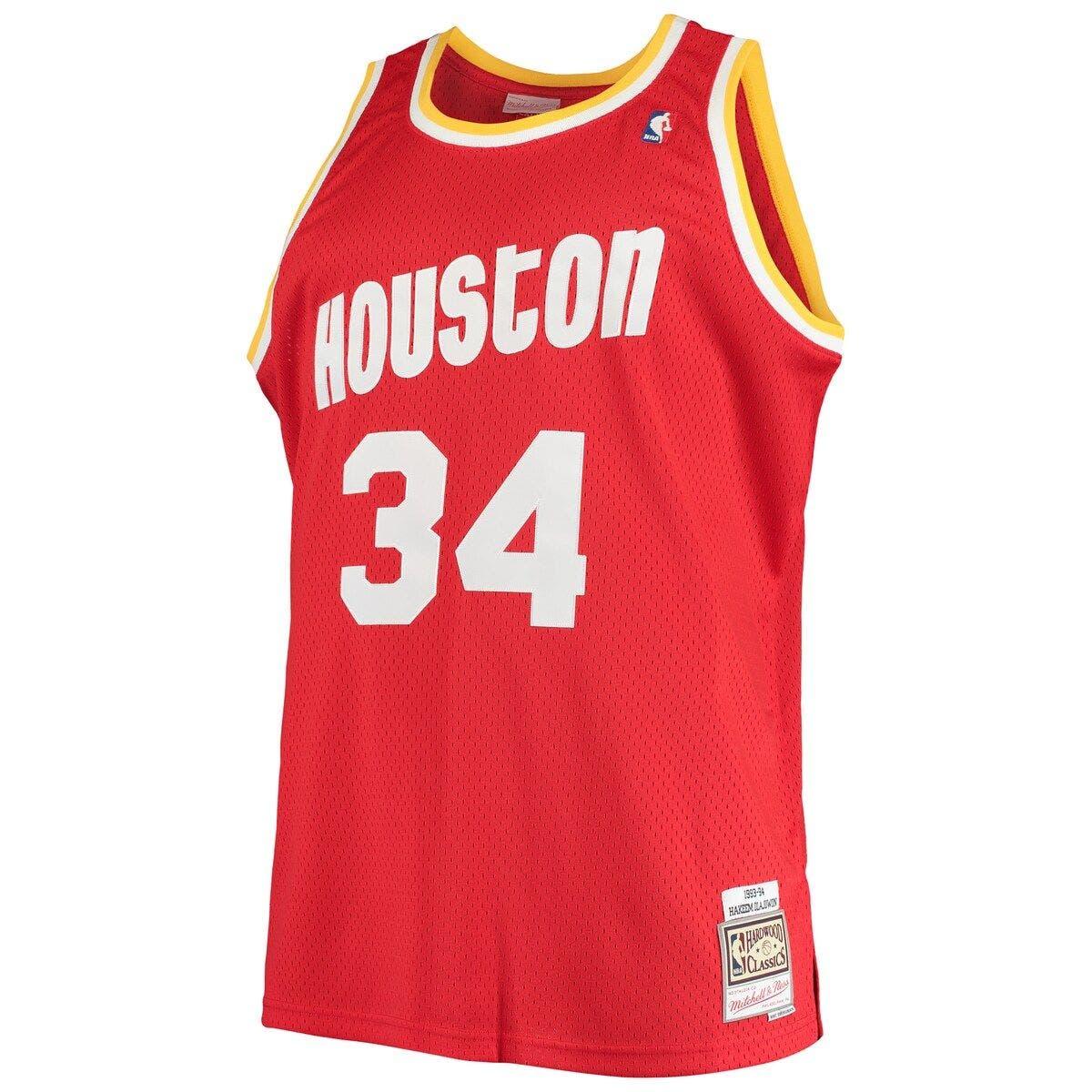Mitchell & Ness Hakeem Olajuwon Houston Rockets Hardwood Classics