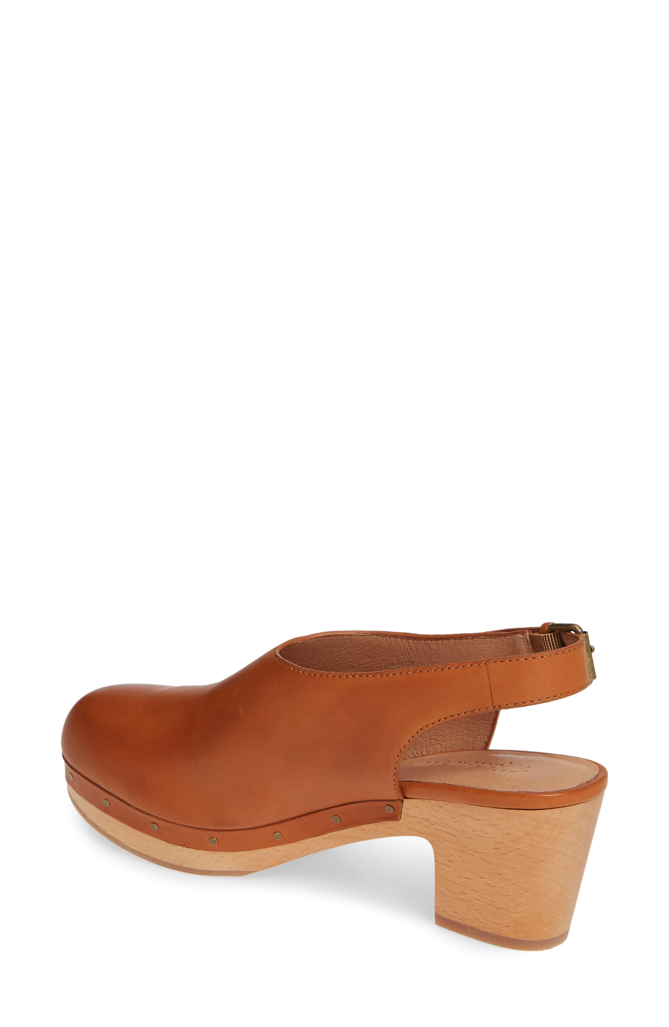 the marlo slingback clog in leather
