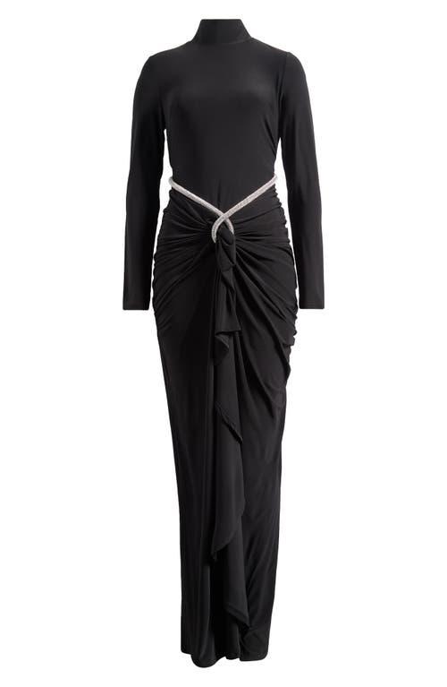 Badgley mischka long sleeve dress hotsell