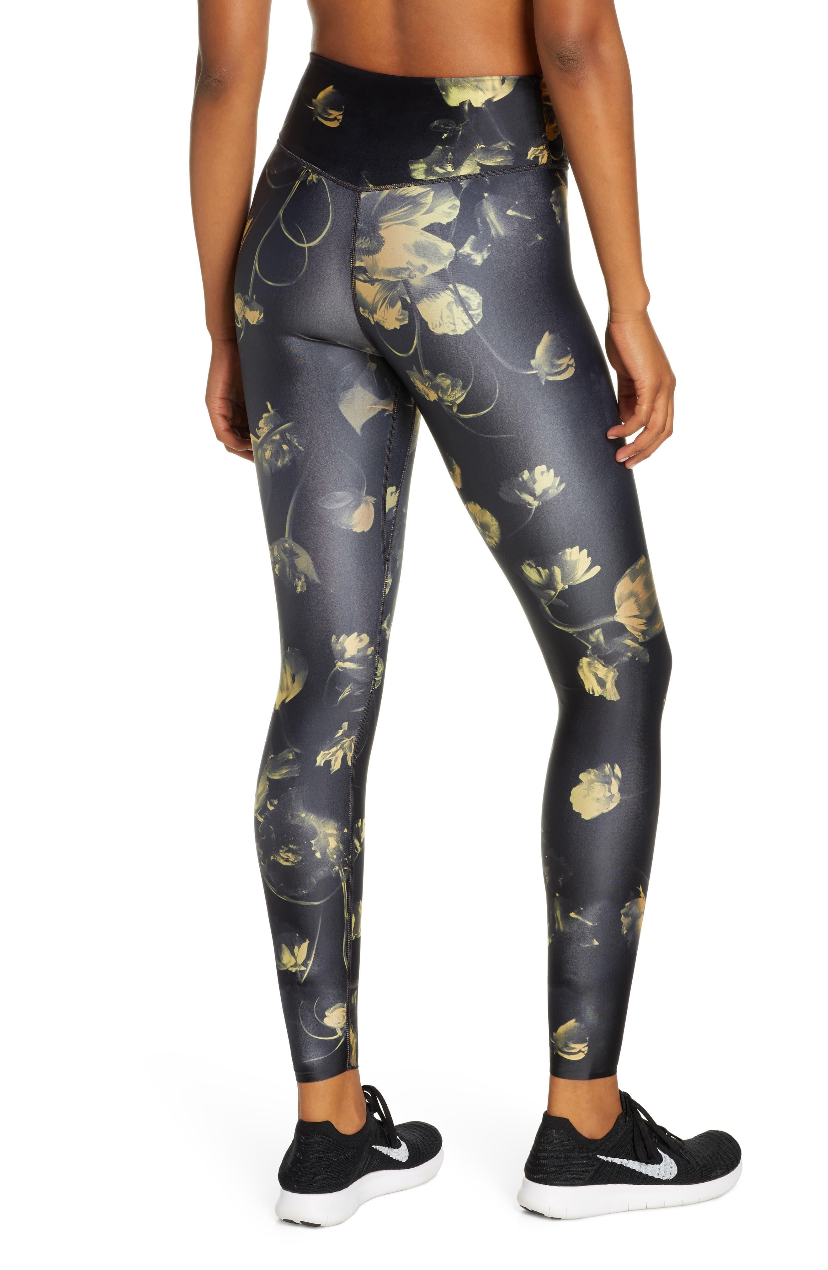 nike floral tights