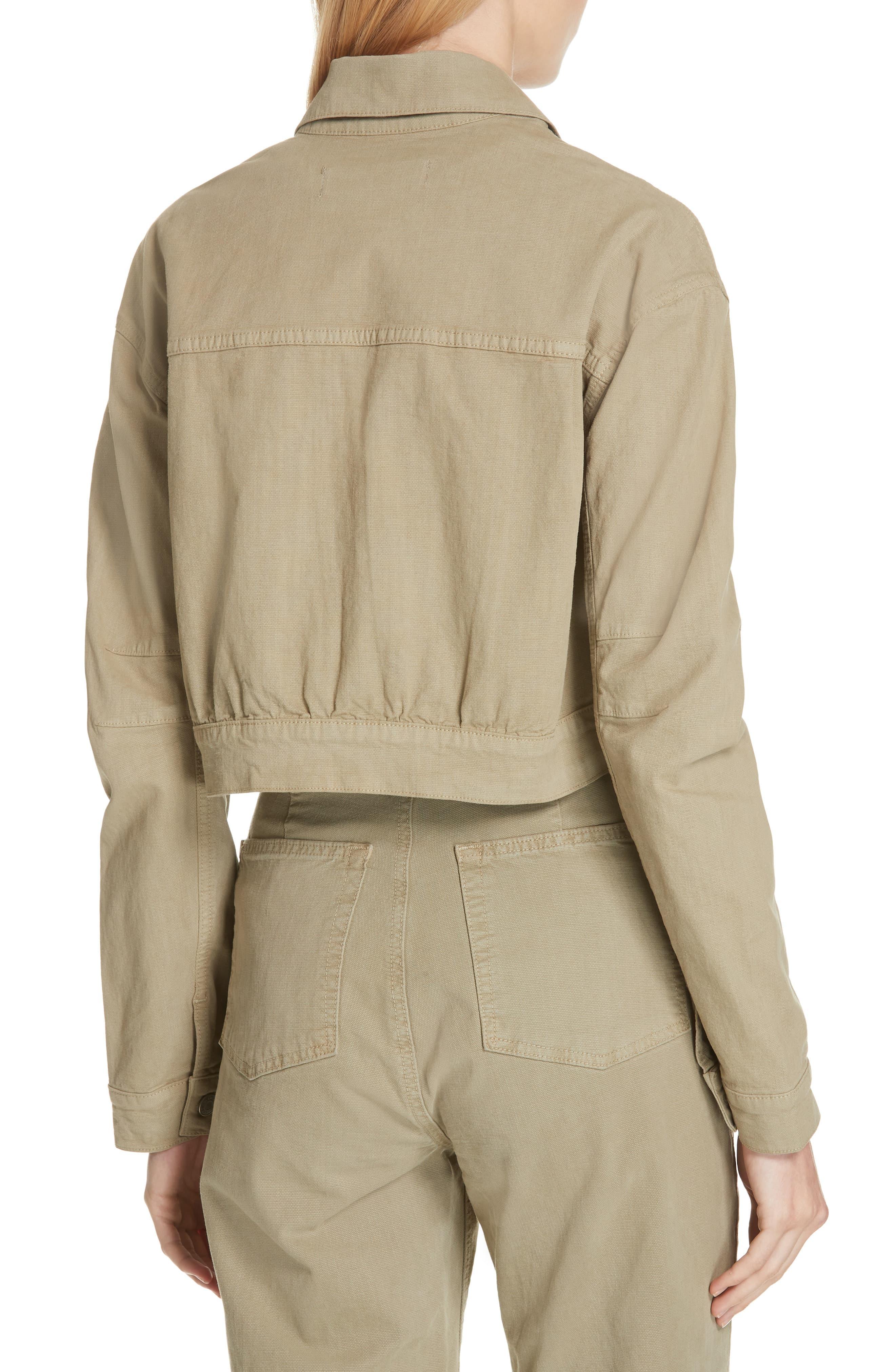 grlfrnd cropped denim jacket