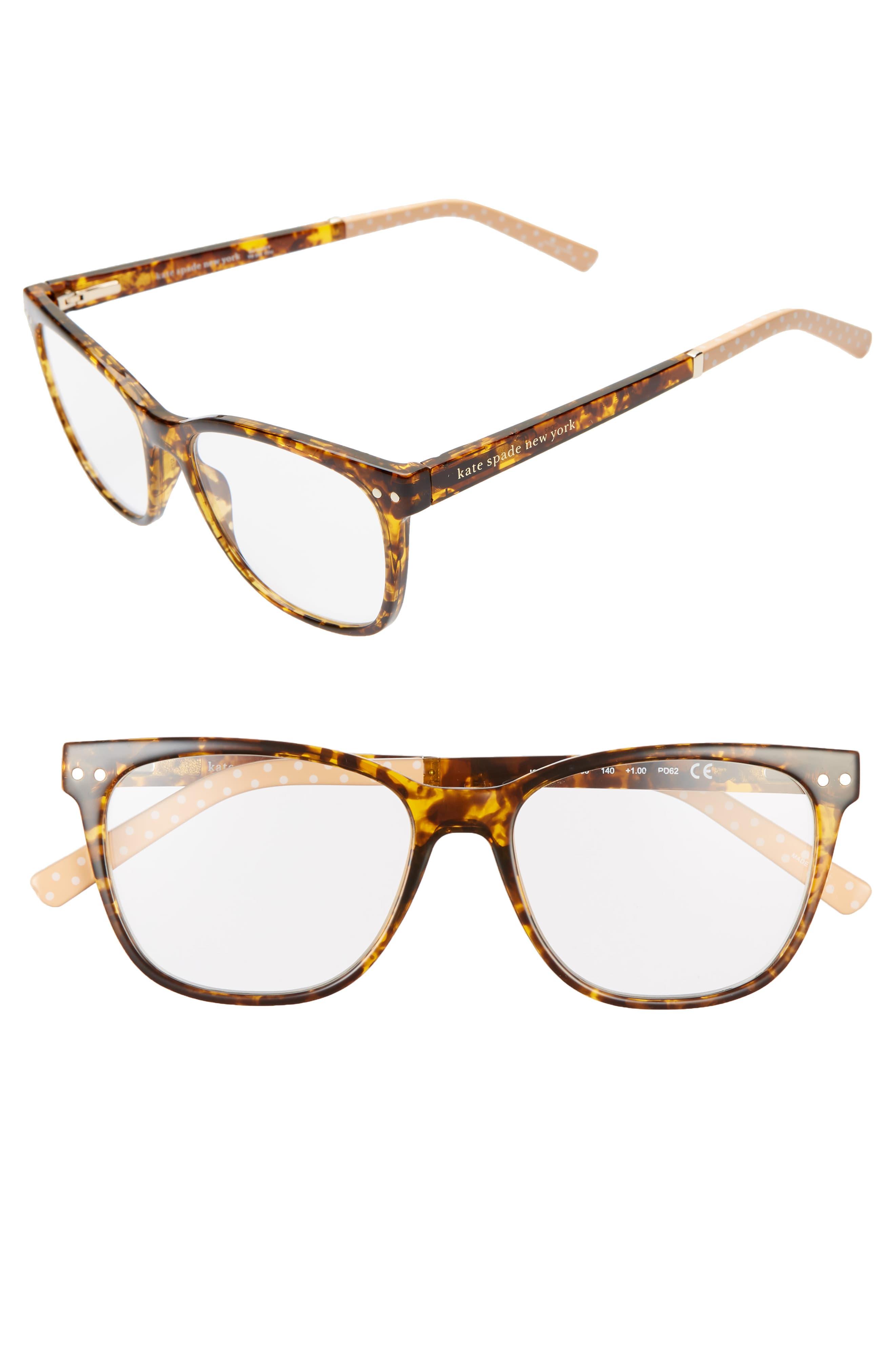 Kate Spade Joyanne 52mm Reading Glasses Dark Havana in Brown Lyst